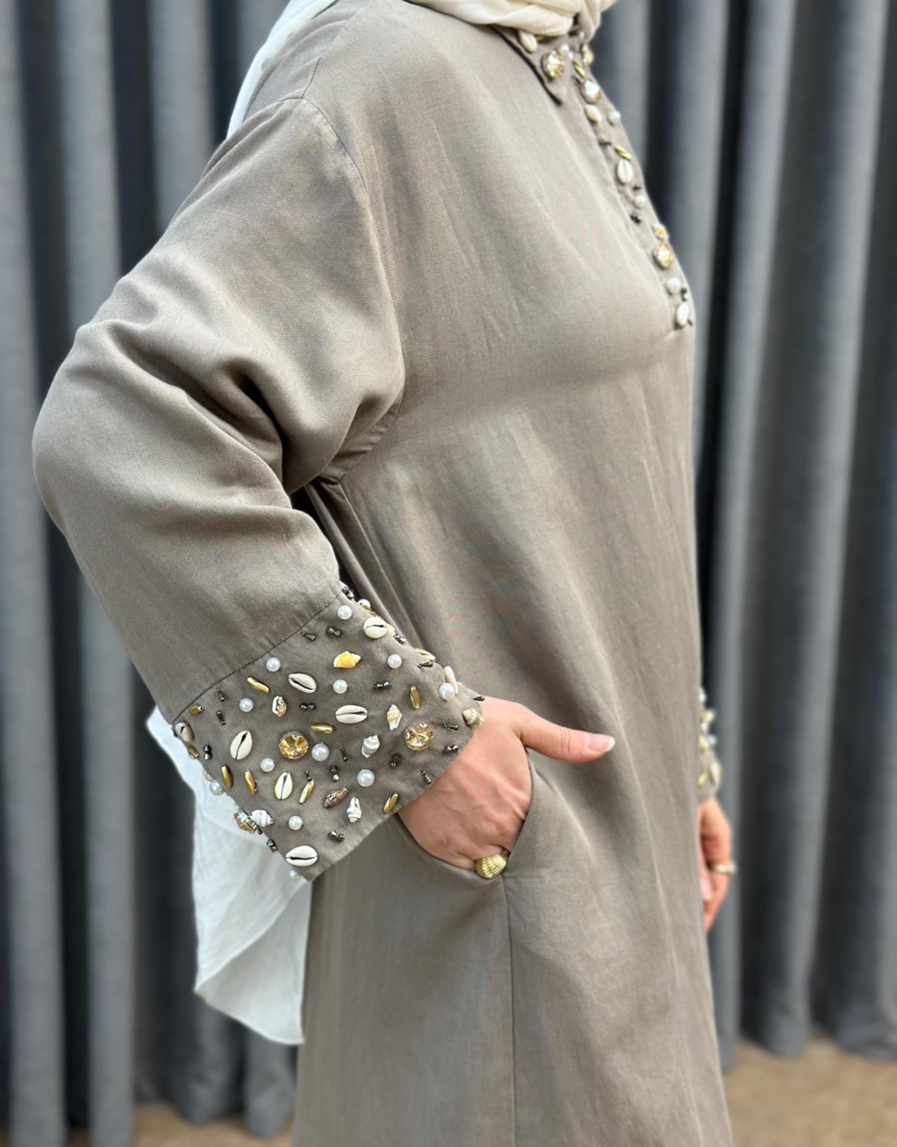 MİSSEMRAMİSS Linen Keten Elbise