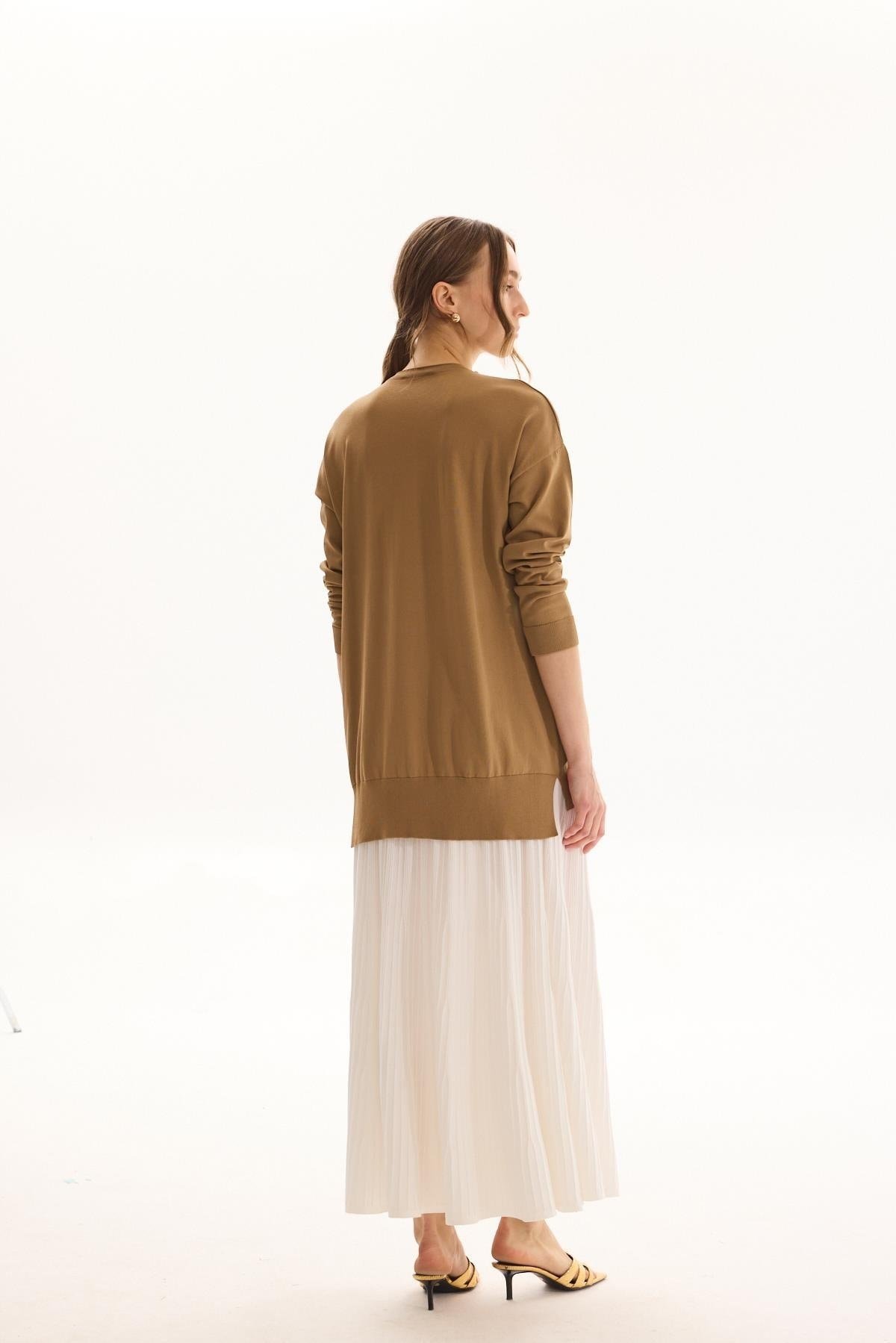 MİSSEMRAMİSS Maglia Taş İşlemeli Triko Tunik