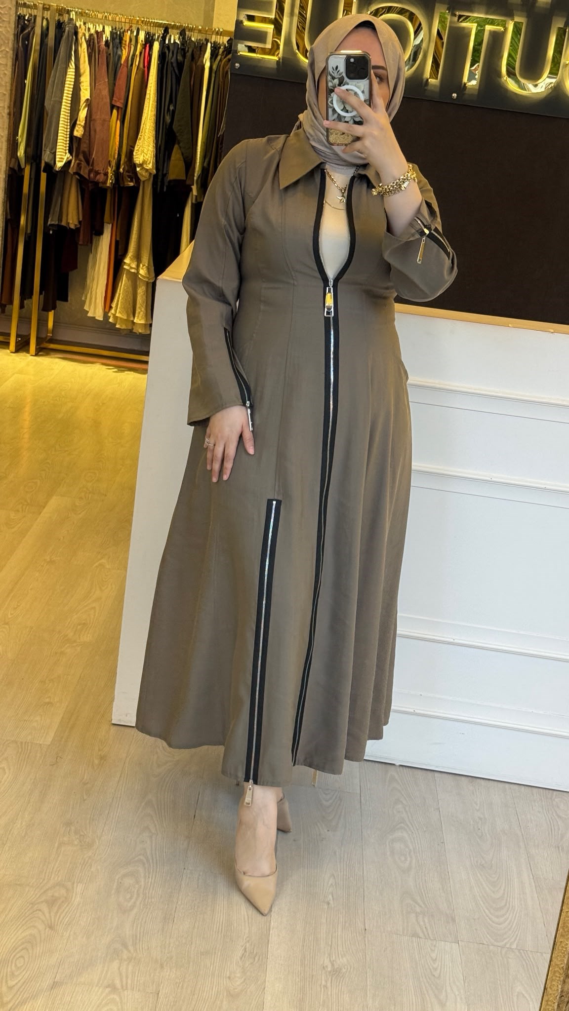 MİSSEMRAMİSS Reina Fermuarlı Elbise
