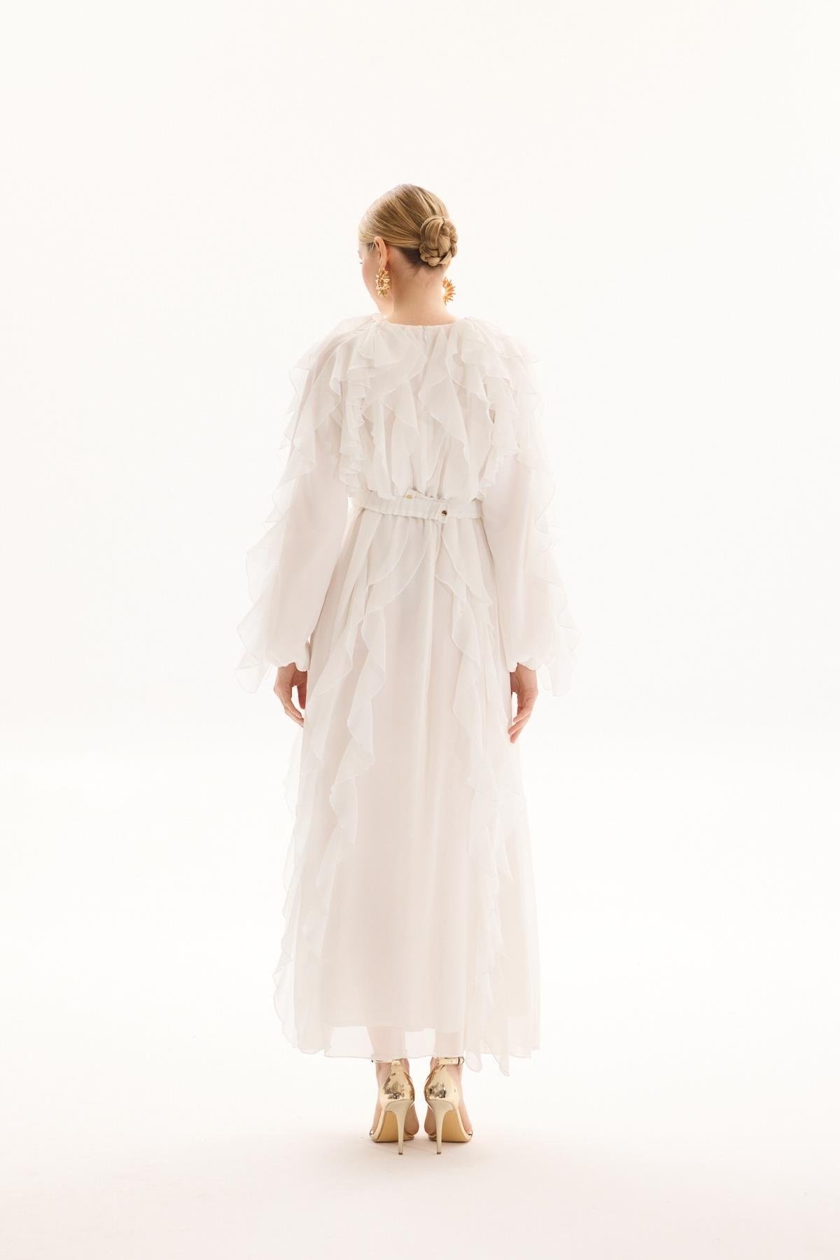 MİSSEMRAMİSS Special Ruffle Hediyeli Elbise