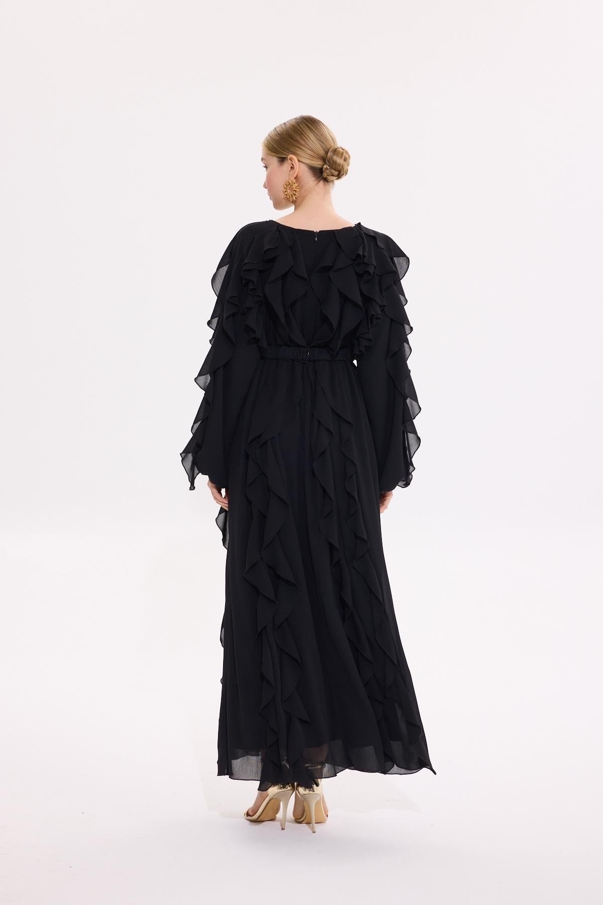 MİSSEMRAMİSS Special Ruffle Hediyeli Elbise