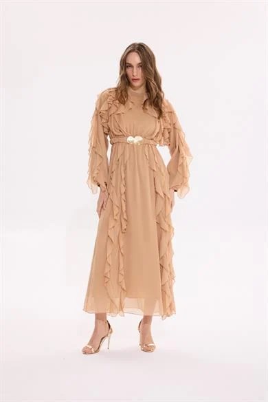MİSSEMRAMİSS Special Ruffle Hediyeli Elbise