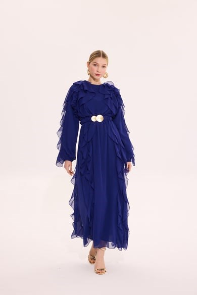MİSSEMRAMİSS Special Ruffle Hediyeli Elbise