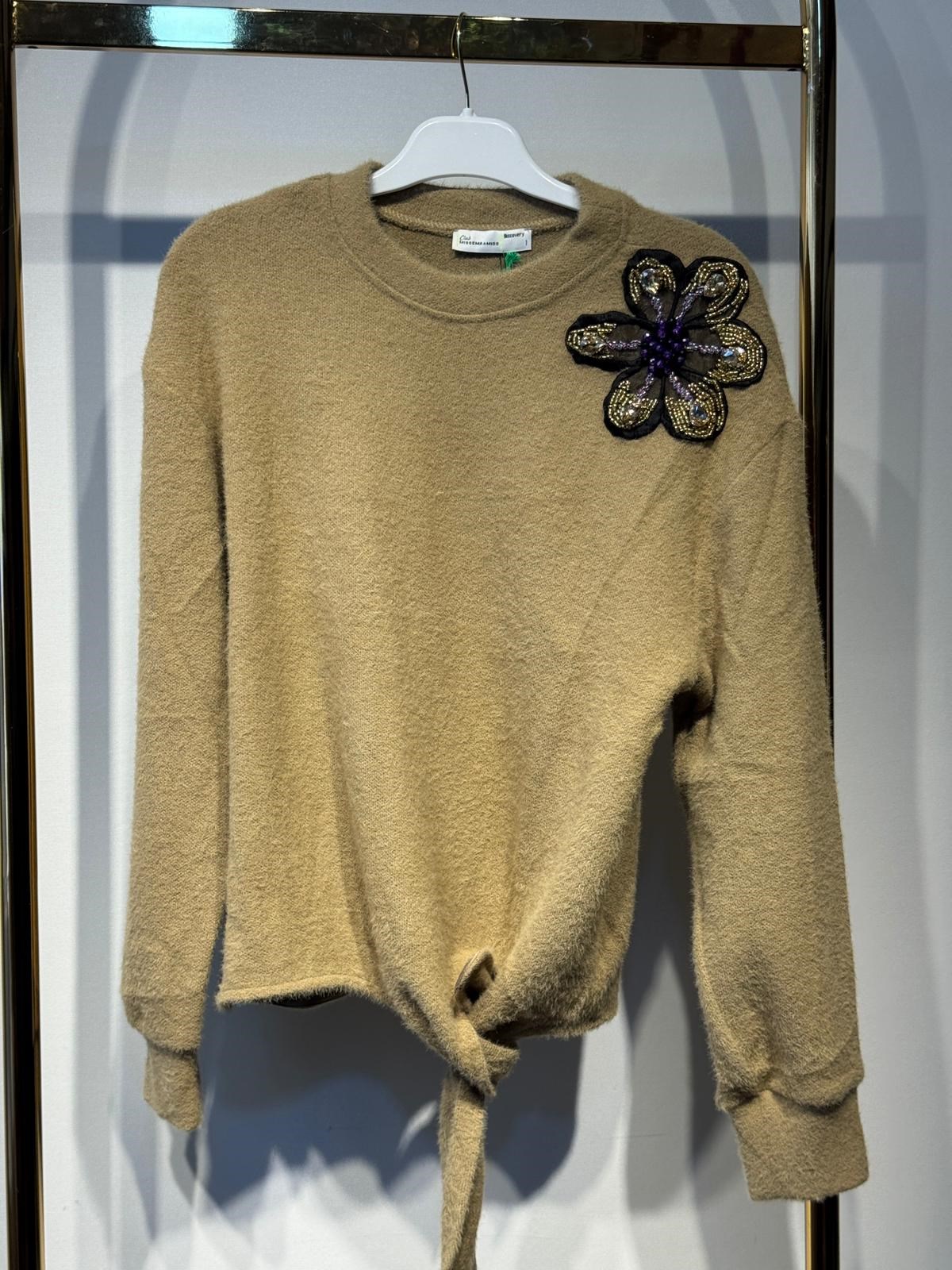 MİSSEMRAMİSS Violette Fleur Angora Kazak