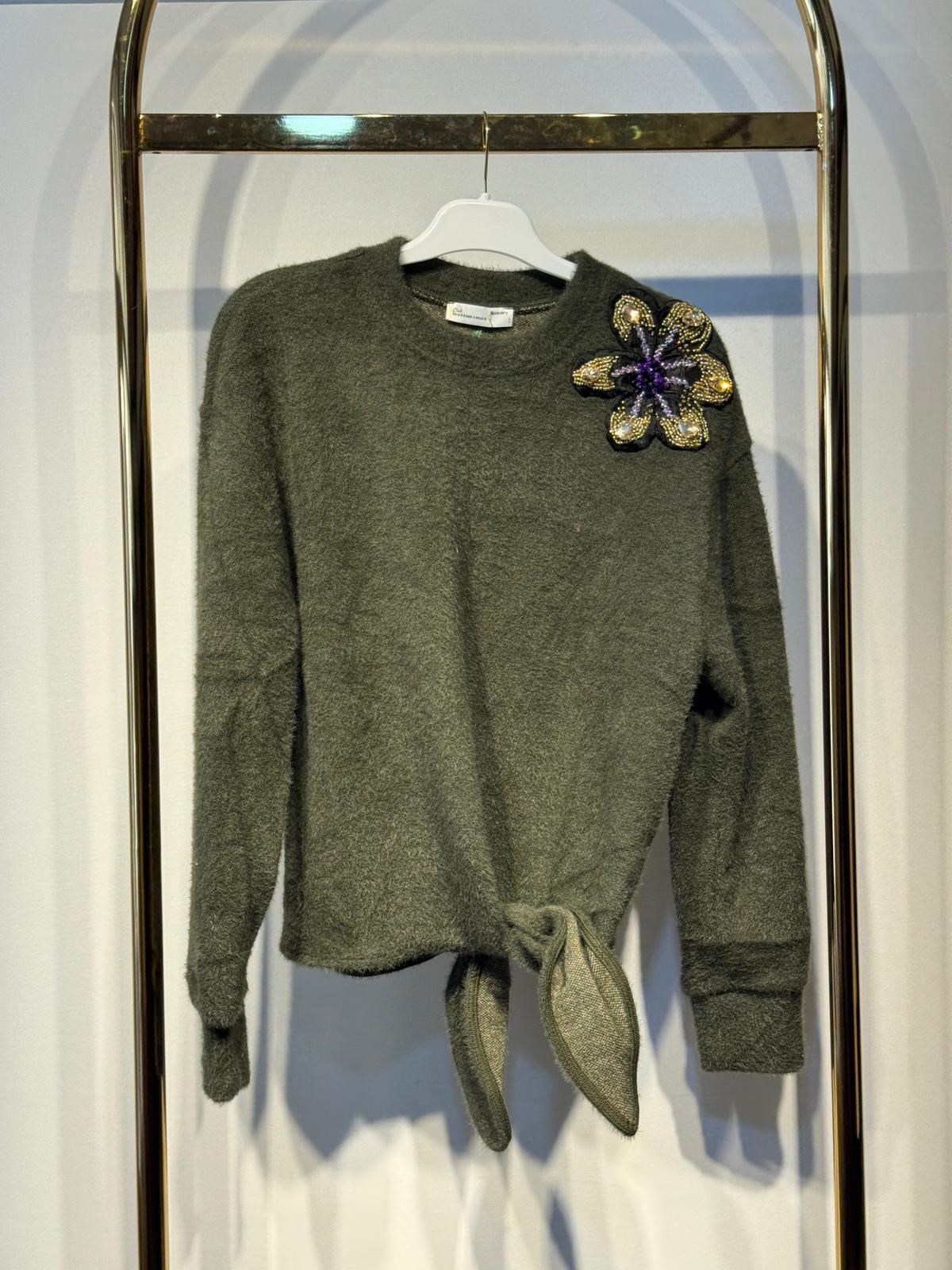 MİSSEMRAMİSS Violette Fleur Angora Kazak
