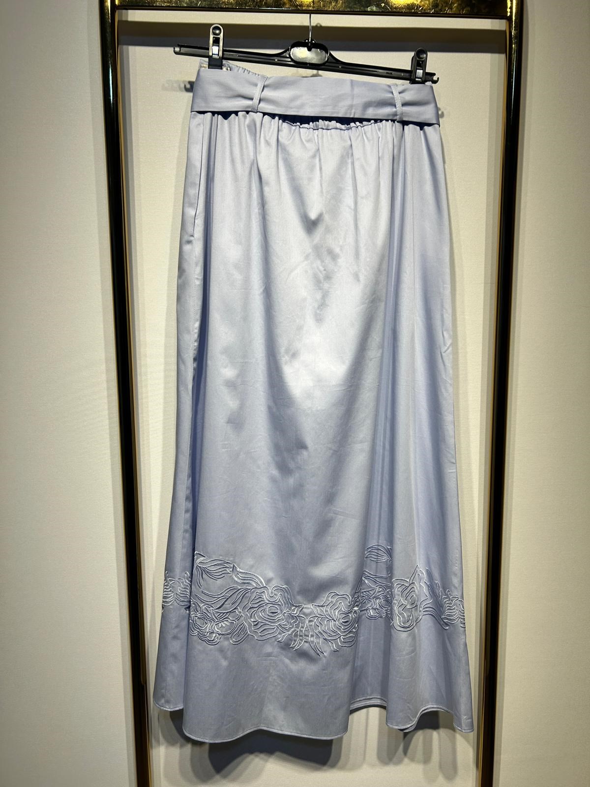 MYS26322759 3227 SKIRT NAKIŞLI PAMUK ETEK