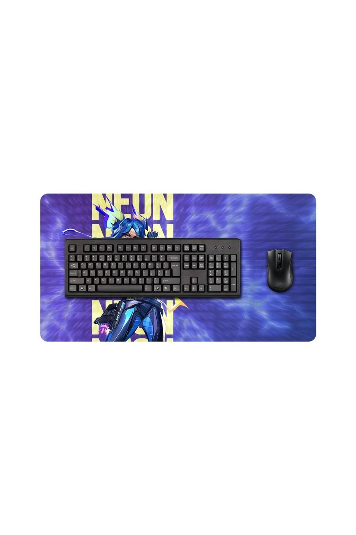 Neon XL 70x40 Cm 3mm Oyuncu Gaming Mouse Pad