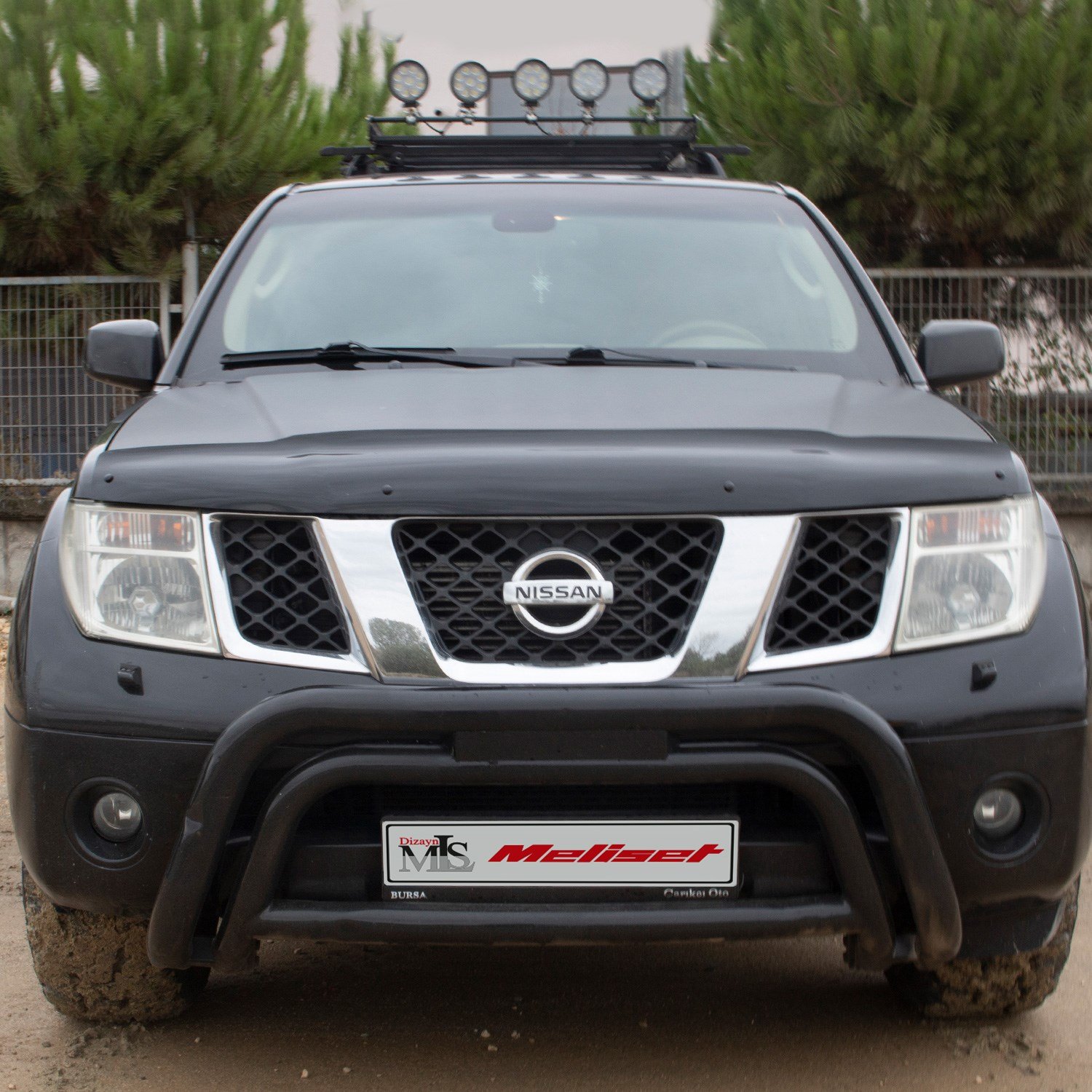 Nissan Navara Ön Kaput Rüzgarlığı 2005-2015 Yılı Arasına Uyumludur