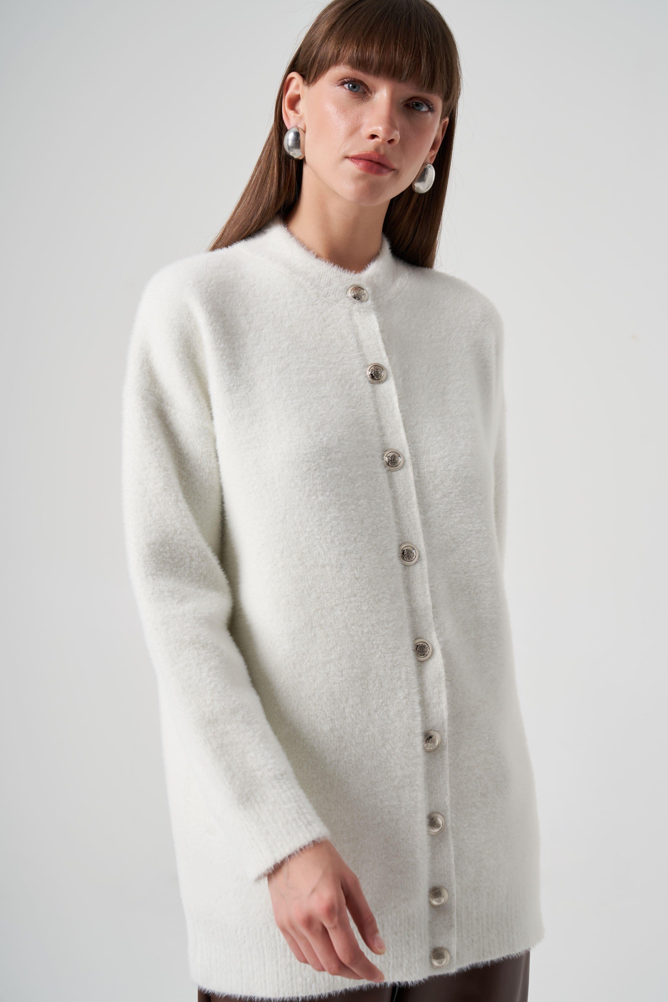 NUSS Basic Angora Hırka