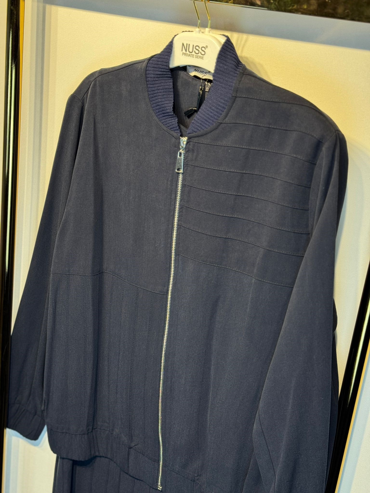 NUSS Bumber Ceketli Uzun Elbise