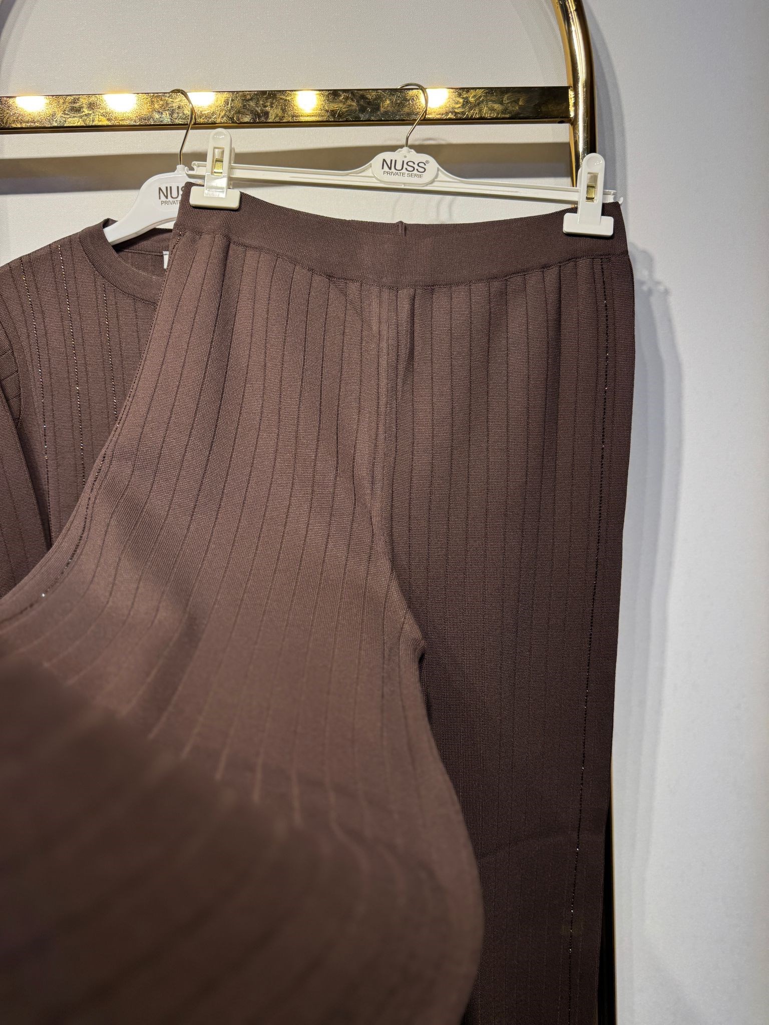 NUSS Merserize Taş İşlemeli Tunik Pantolon Takım