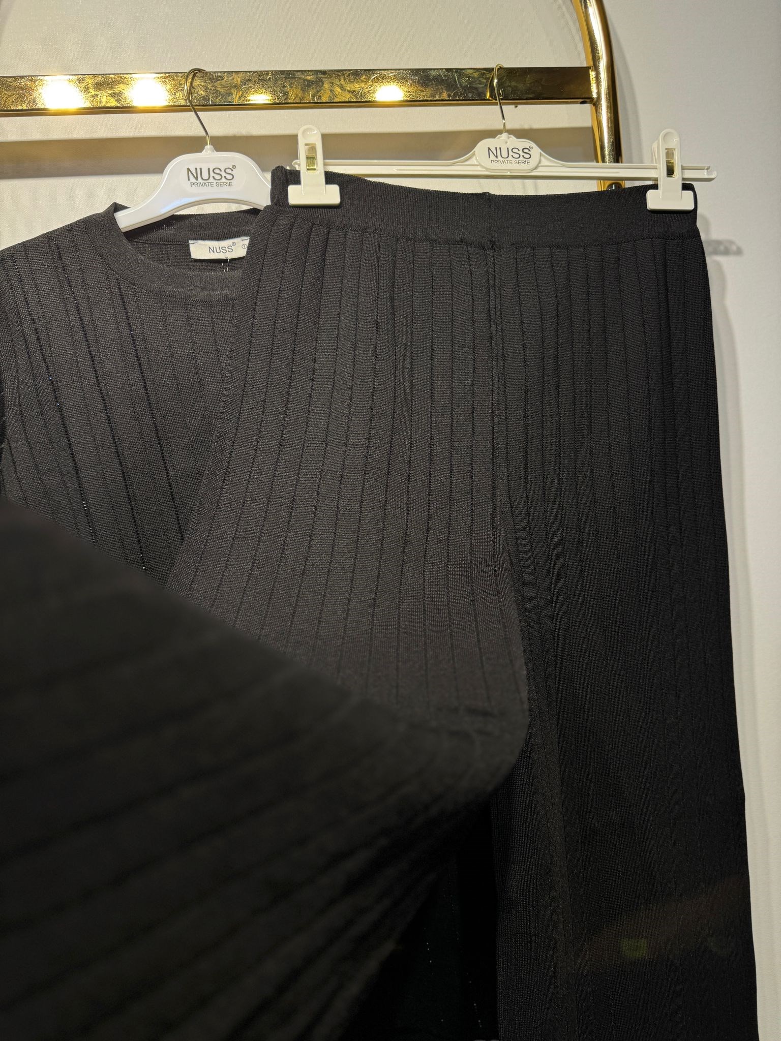 NUSS Merserize Taş İşlemeli Tunik Pantolon Takım