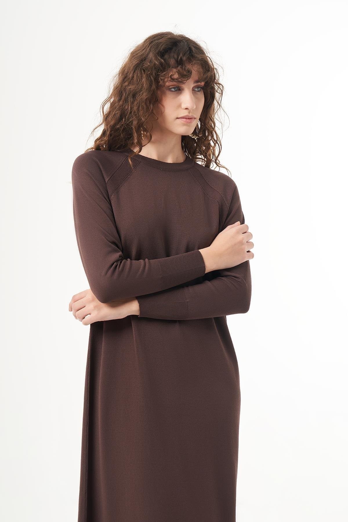 NUSS Reglan Kol Merserize Elbise