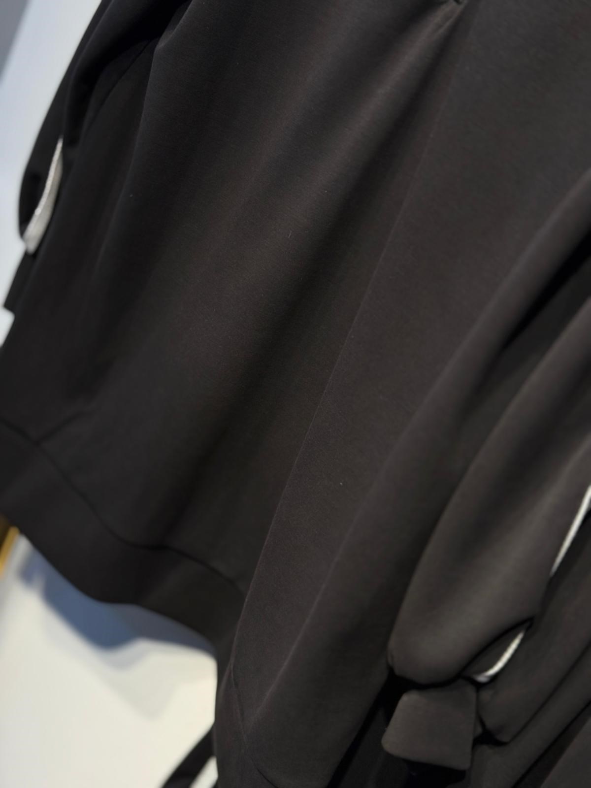 NUSS Şerit Detaylı Yarım Fermuarlı Tunik Pantolon Takım