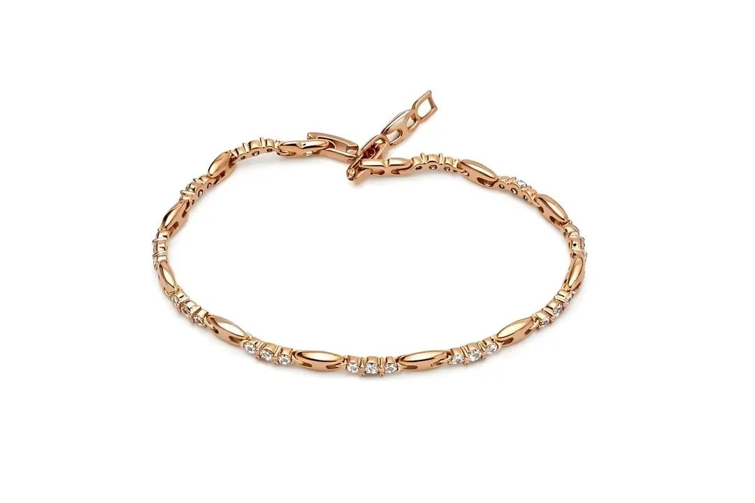 Özel Seri Rose Gold Zirkon Taşlı Bileklik