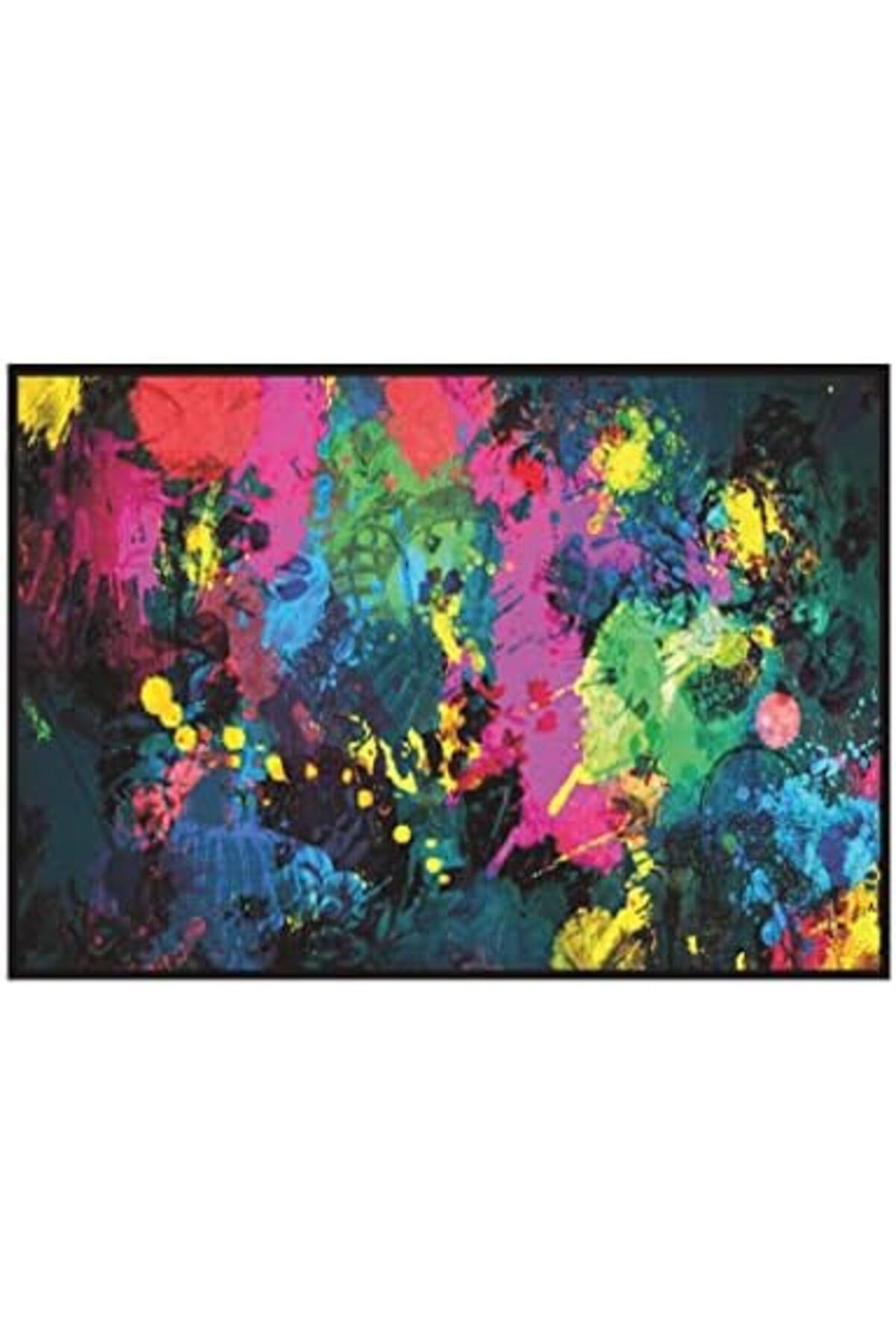 Paint Splatter Gaming Oyuncu Mouse Pad