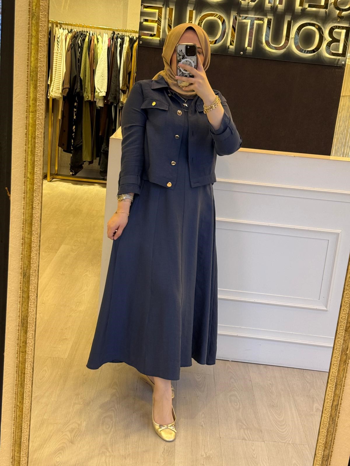 PEARLY Ceketli Kombin Elbise