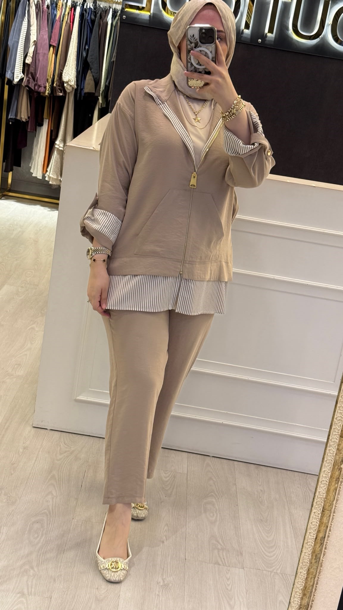 PEARLY Çizgili Eşofman Takım