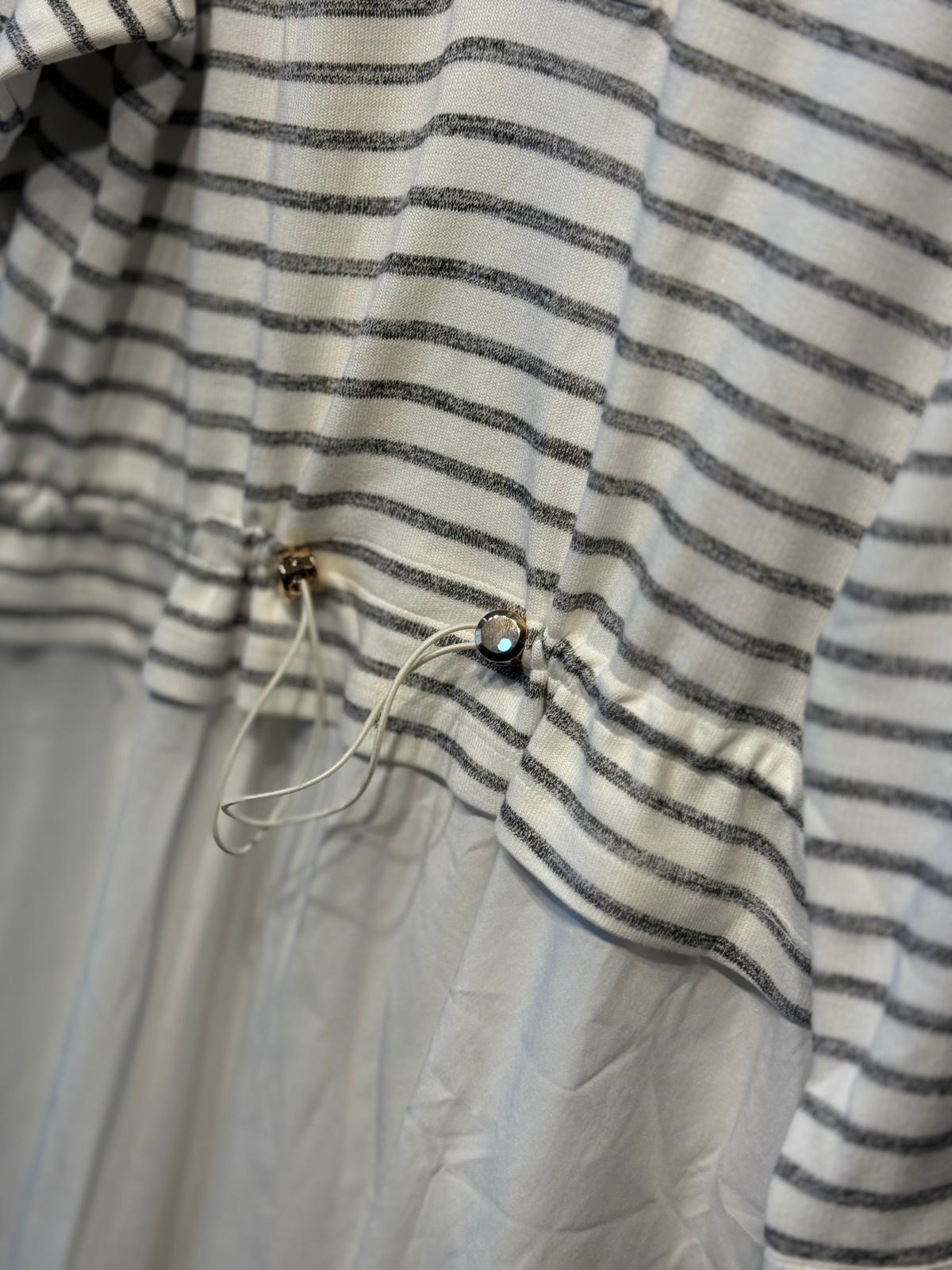 PEARLY Monika Çizgili Poplin Elbise