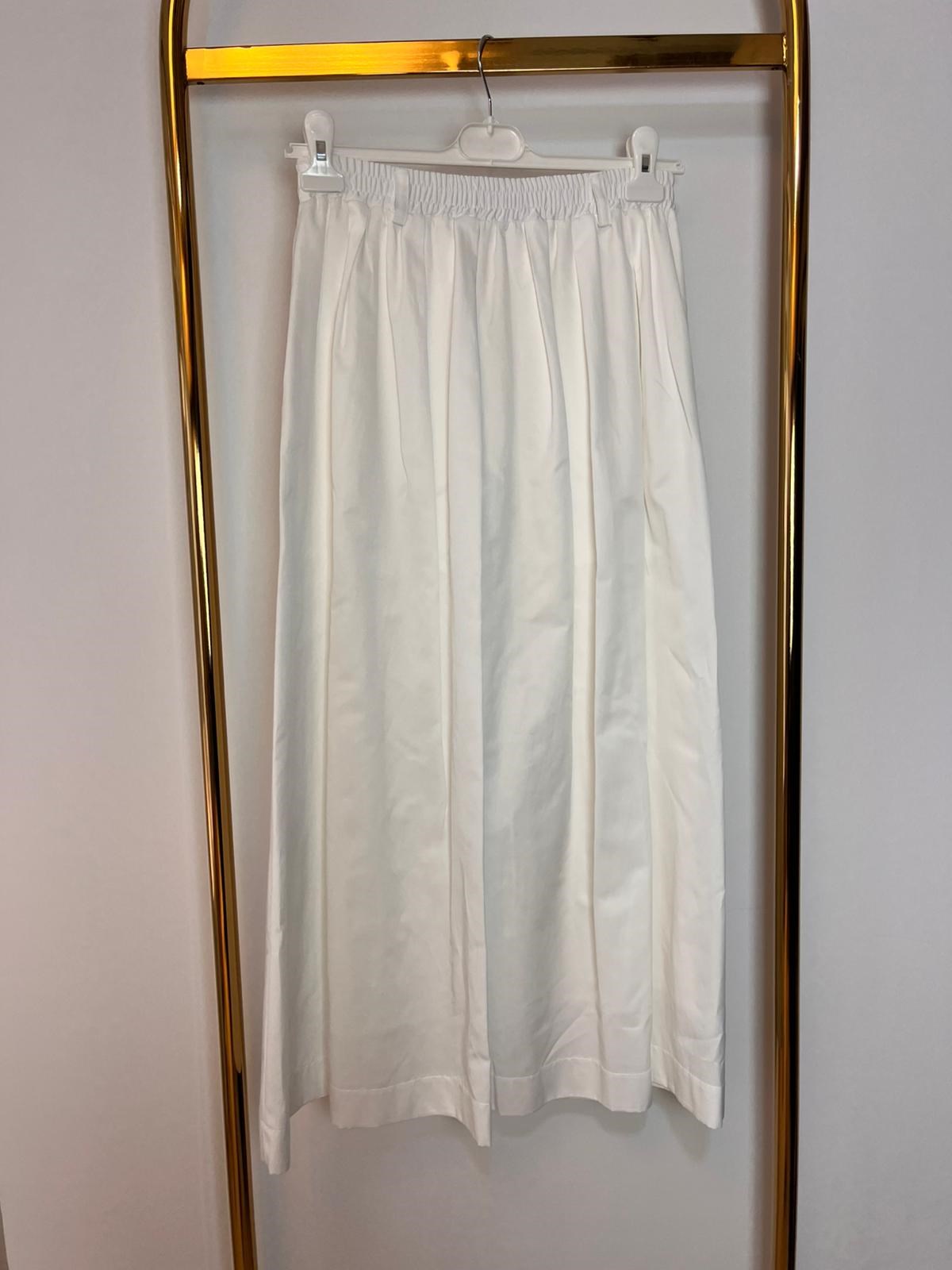 PEARLY Pileli Poplin İçi Astarlı Etek