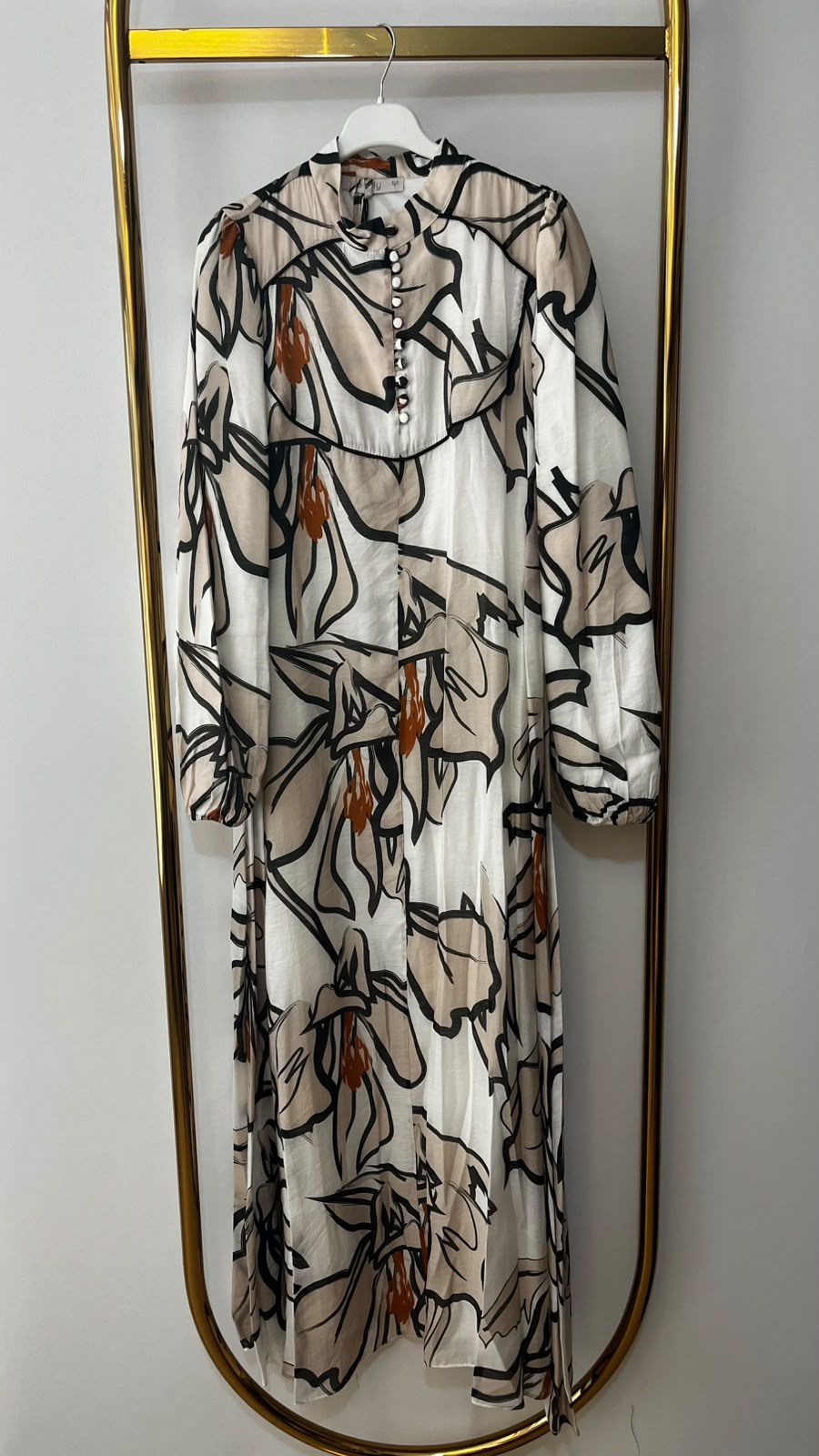 PEARLY Vual Desenli Elbise