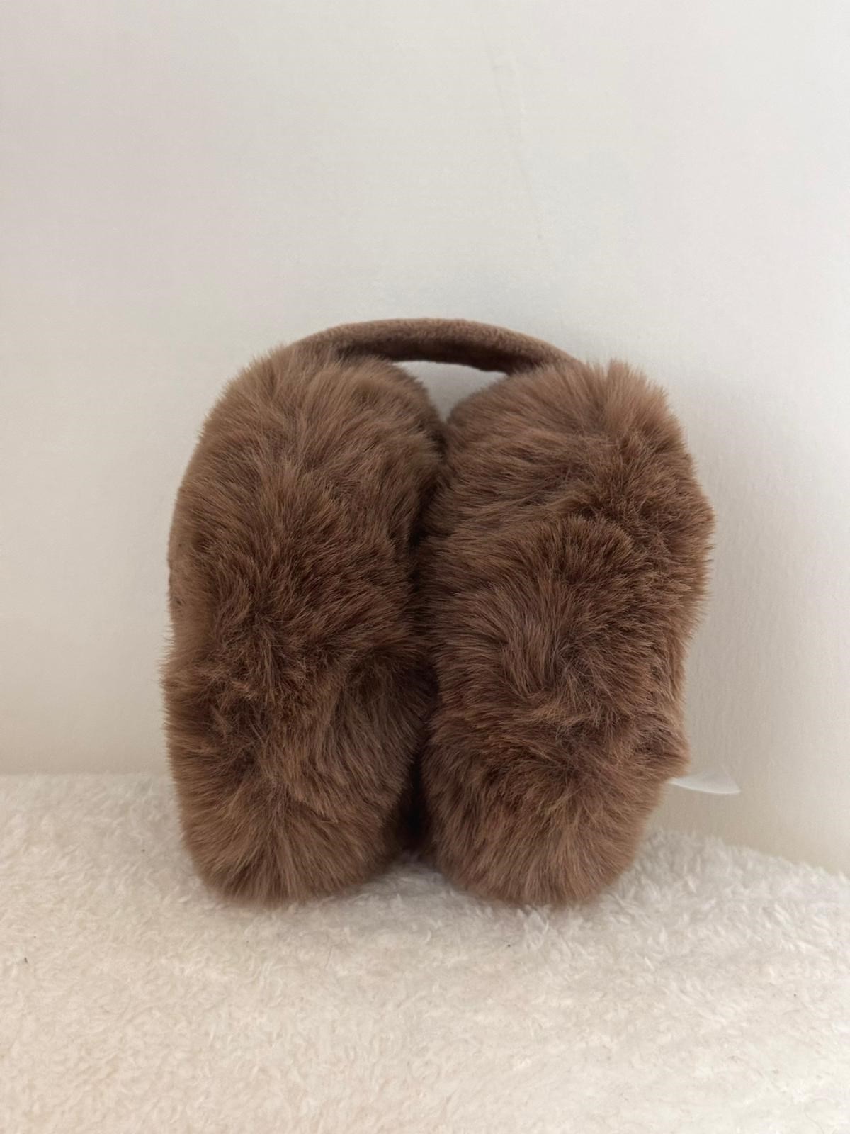 Peluş Kulaklık Kahverengi
