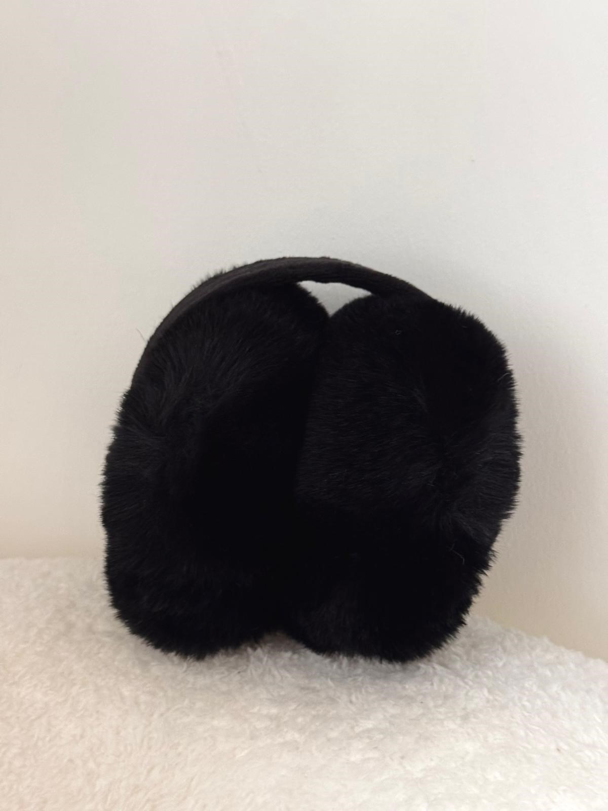Peluş Kulaklık Siyah