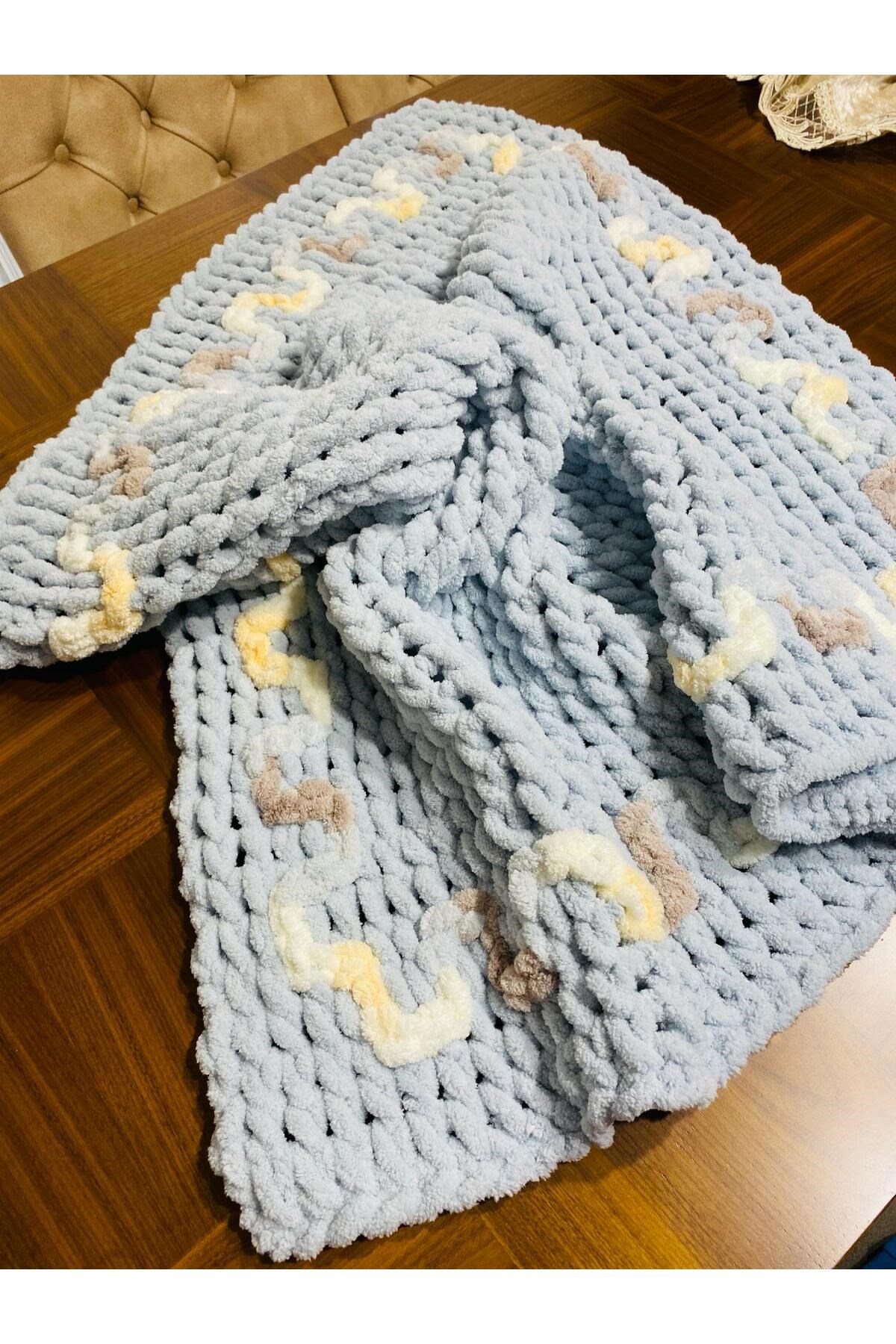 Puff El Örgüsü Özel Tasarım Bebek Bahtaniyesi
