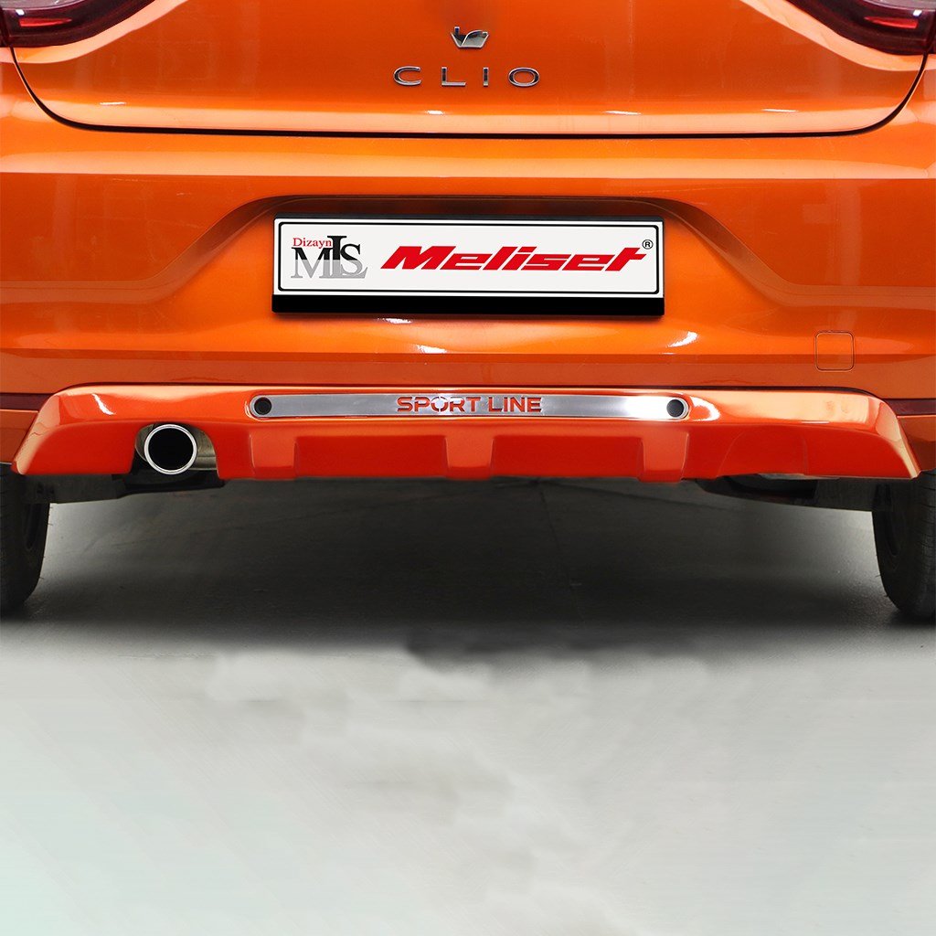 Renault Clio 5 Arka Difüzör 2019-2025 Yılı ve Arasına Uyumludur (EGZOZ UCU HEDİYE)