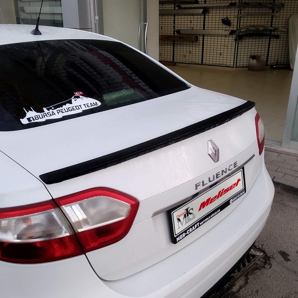 Renault Fluence Anatomik Spoiler 2009-2019 Yılı ve Arasına Uyumludur