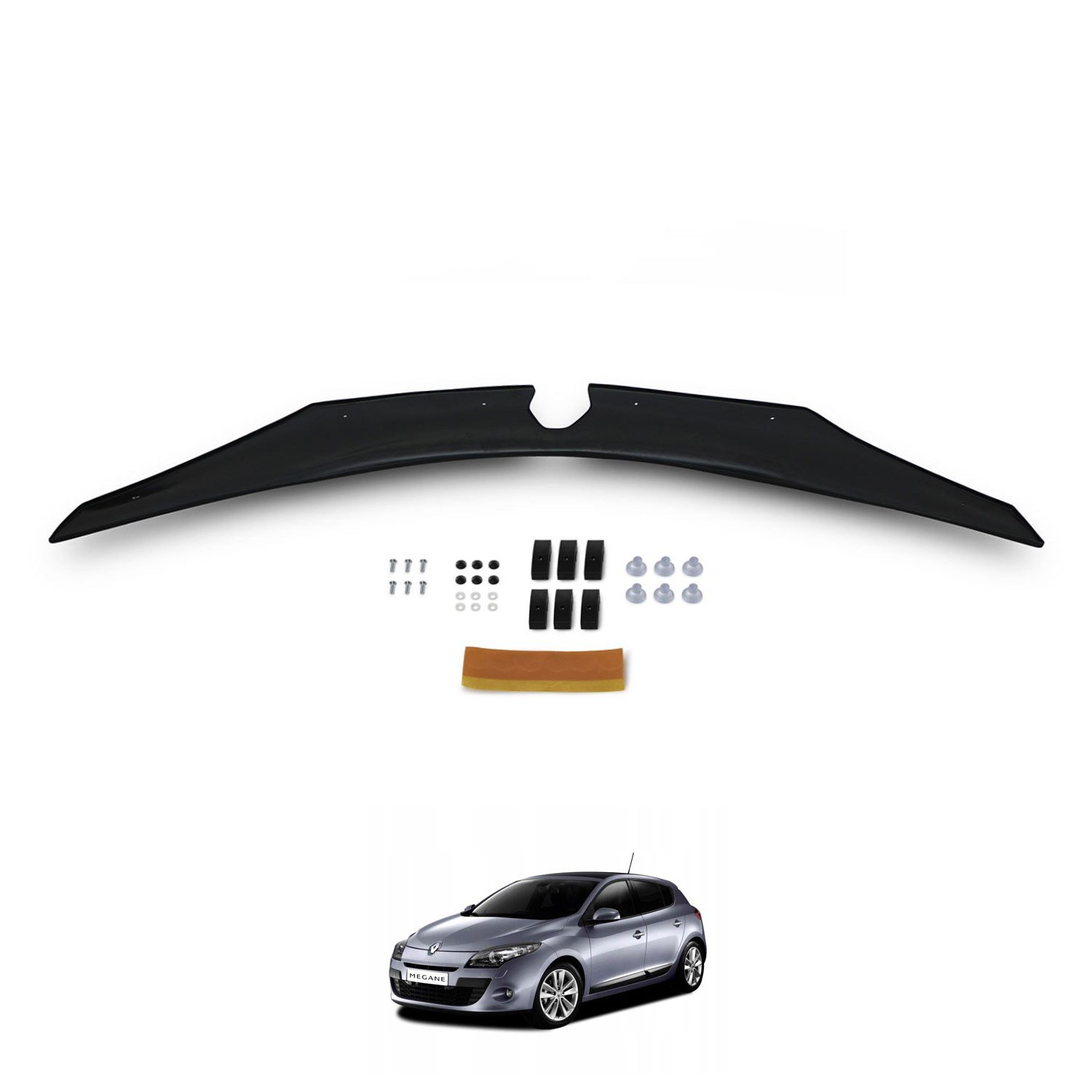 Renault Megane 3 Ön Kaput Rüzgarlığı 2009-2016 Yılı ve Arasına Uyumludur