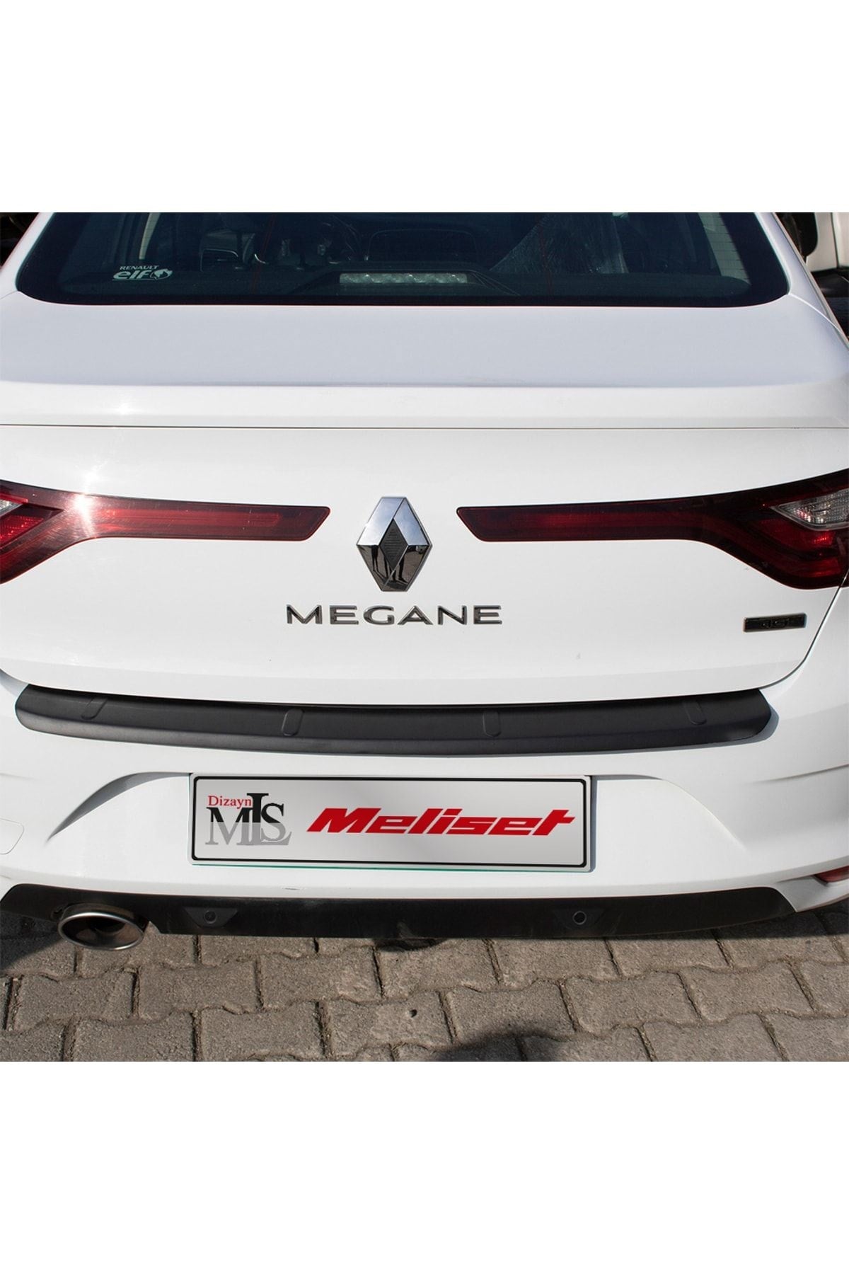 Renault Megane 4 Arka Tampon Eşiği Mat Siyah 2016 Ve Sonrası Uyumlu