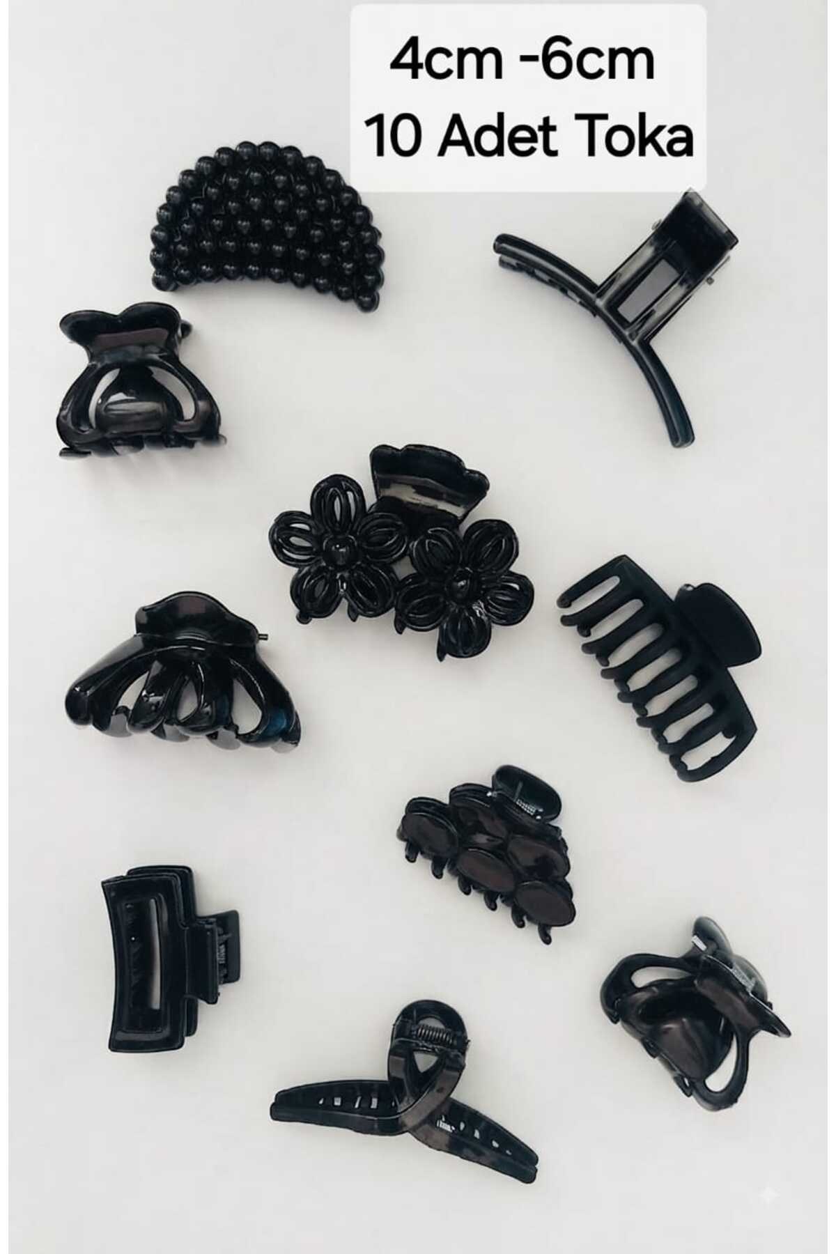Renkli Orta Boy KAHVERENK Mandal Toka - Trend Şık Toka 4 cm