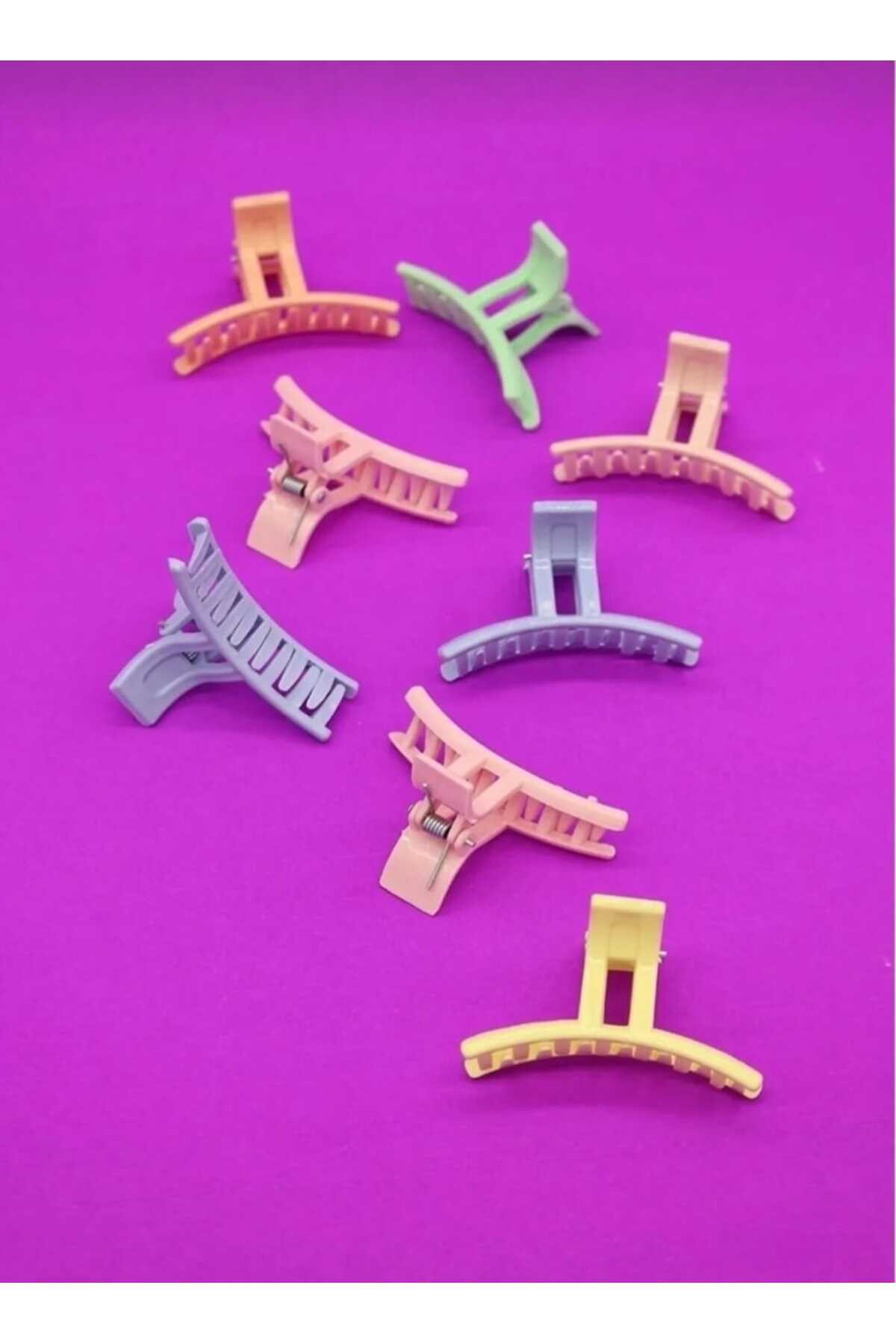 Renkli Orta Boy KAHVERENK Mandal Toka - Trend Şık Toka 4 cm
