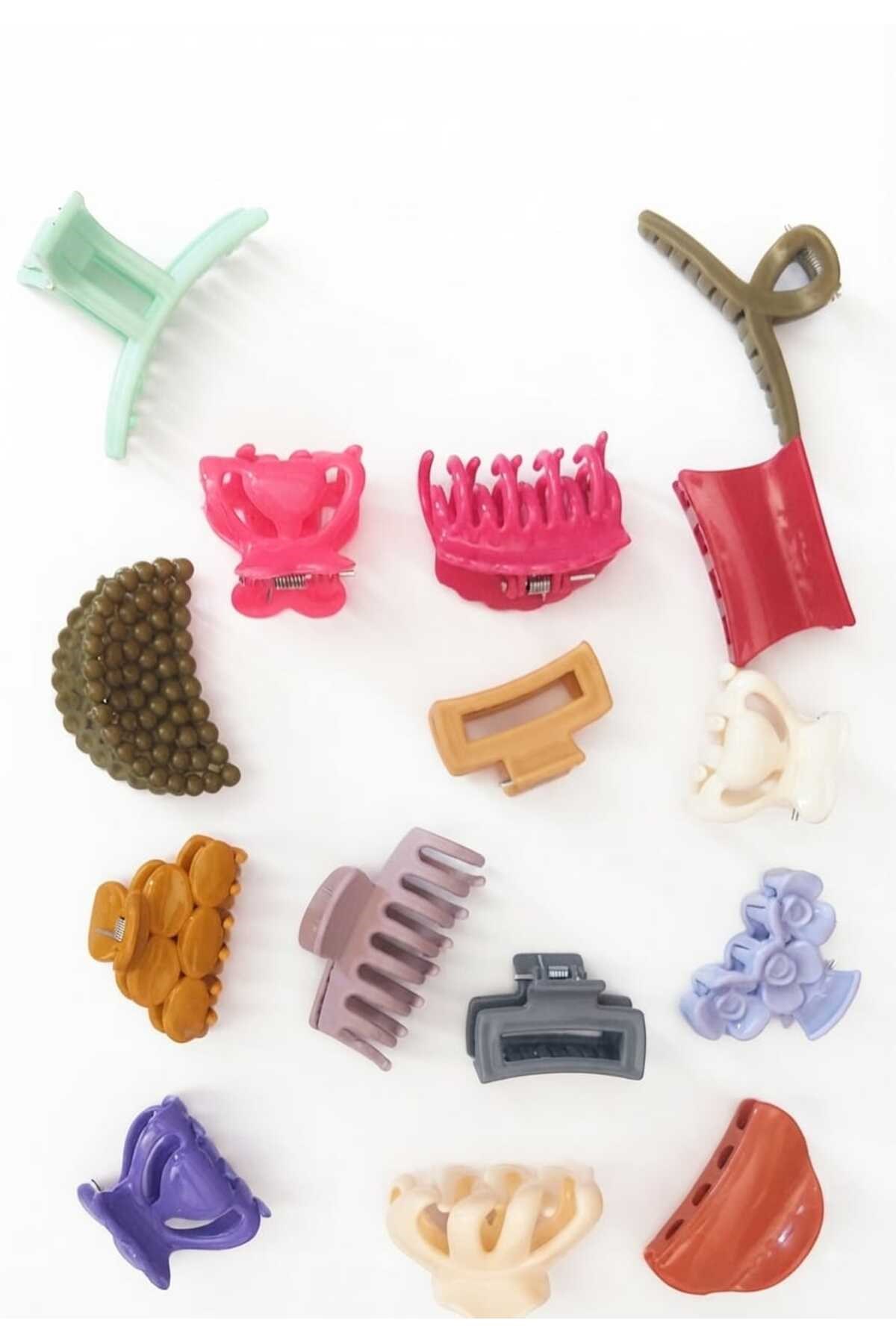 Renkli Orta Boy KAHVERENK Mandal Toka - Trend Şık Toka 4 cm