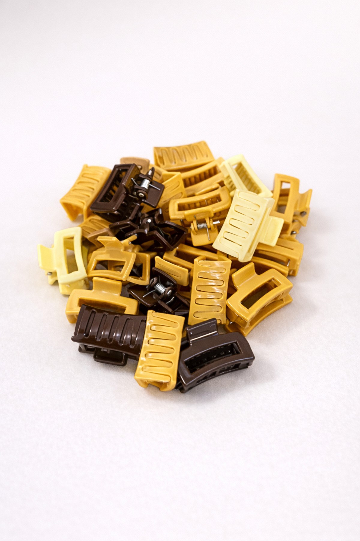 Renkli Orta Boy Mandal Toka - Trend Şık Toka 4 cm 1 Adet