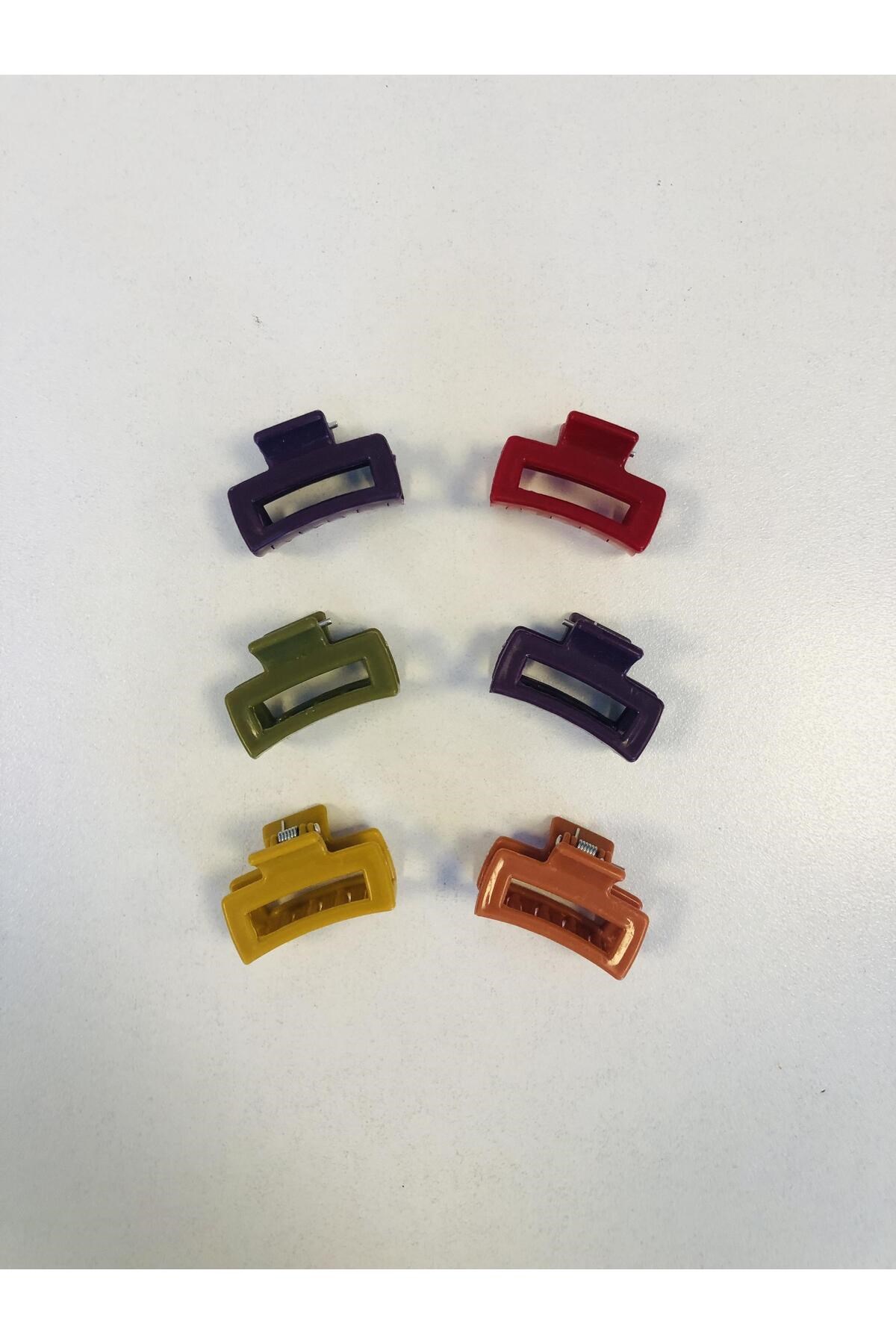 Renkli Orta Boy Mandal Toka - Trend Şık Toka 4 cm 1 Adet