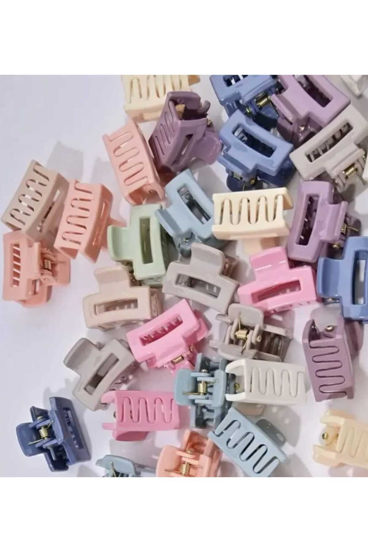 Renkli Orta Boy Mandal Toka - Trend Şık Toka 4 cm 1 Adet