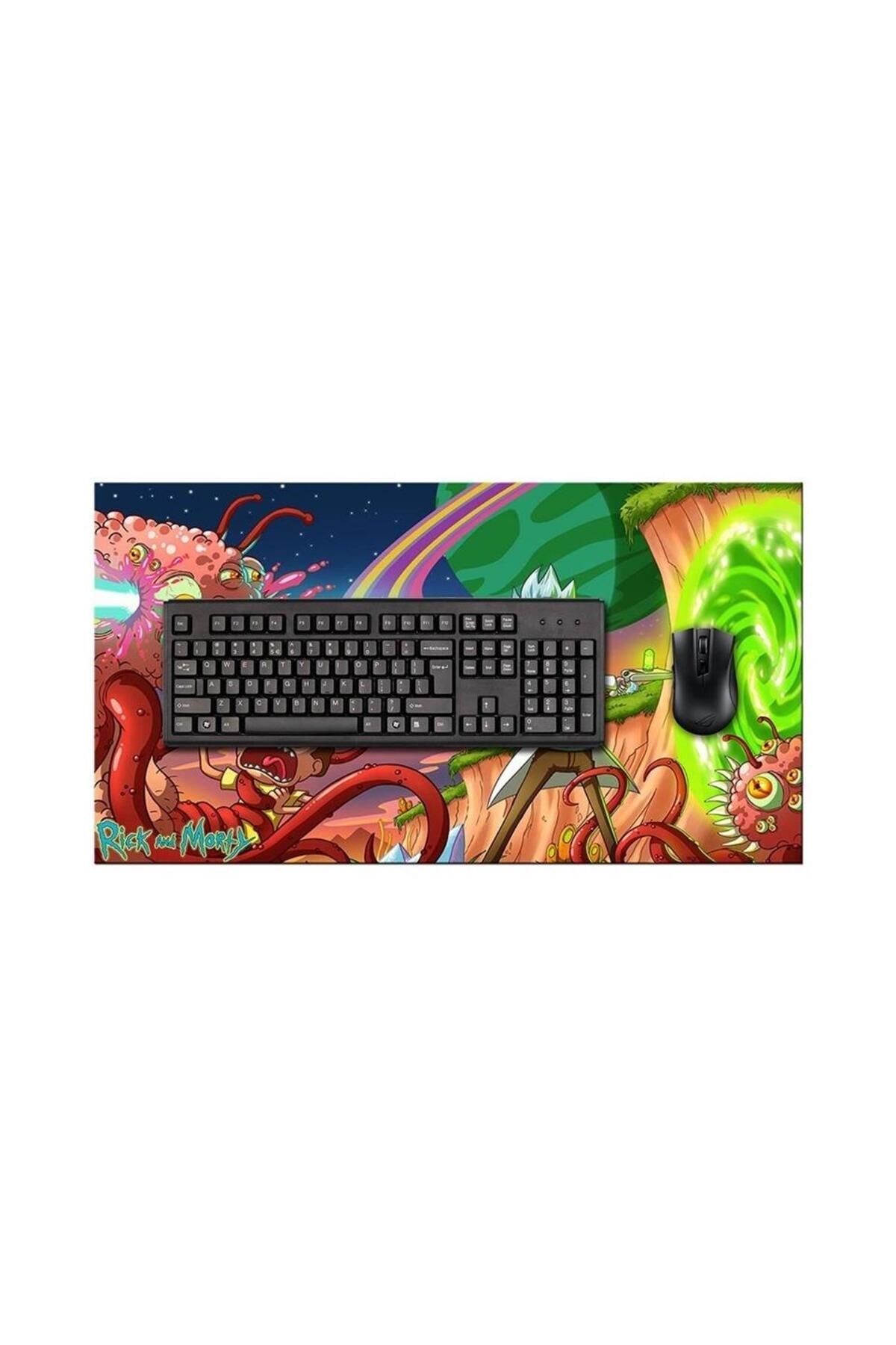 Rick And Morty Xl 70x40 Cm Oyuncu Gaming Mouse Pad