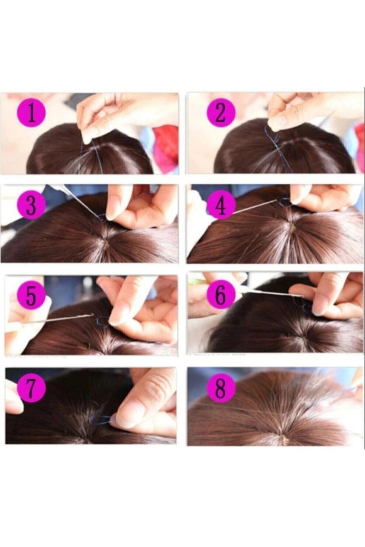 Saç Simi Gümüş - Saça Pratik Bağlanan Hair Tinsel 110-120 Cm Uzunluğunda