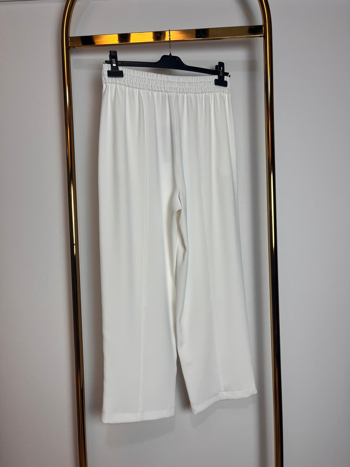 SENTEZ Elegance Beli Lastikli Dar Paça Pantolon