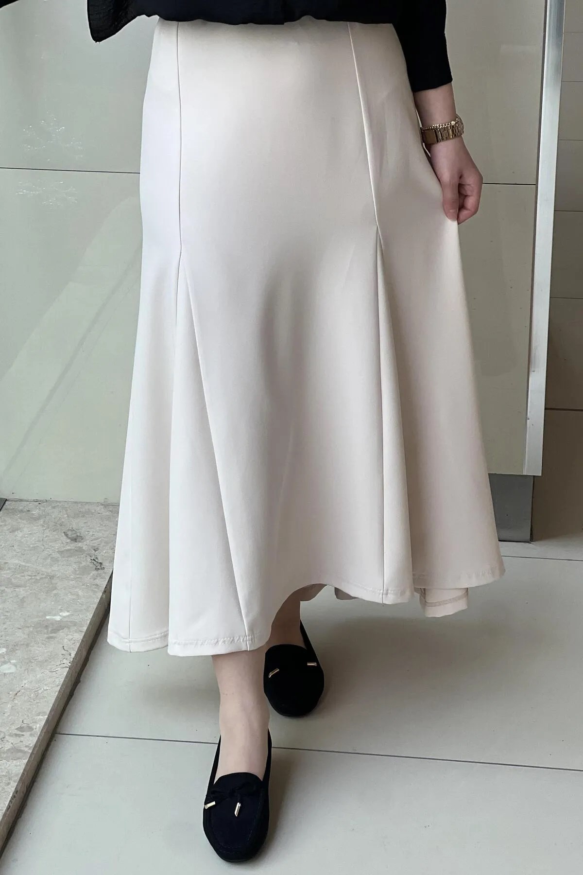 SENTEZ Lena Üçgen Parçalı Etek
