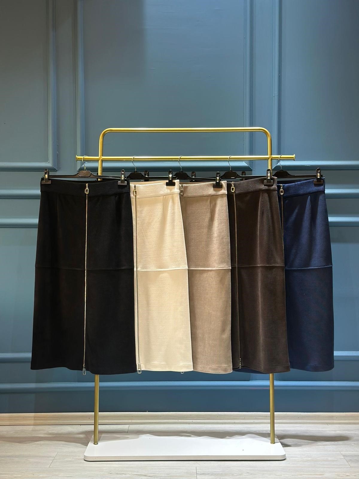 SENTEZ LONDON KADİFE ETEK