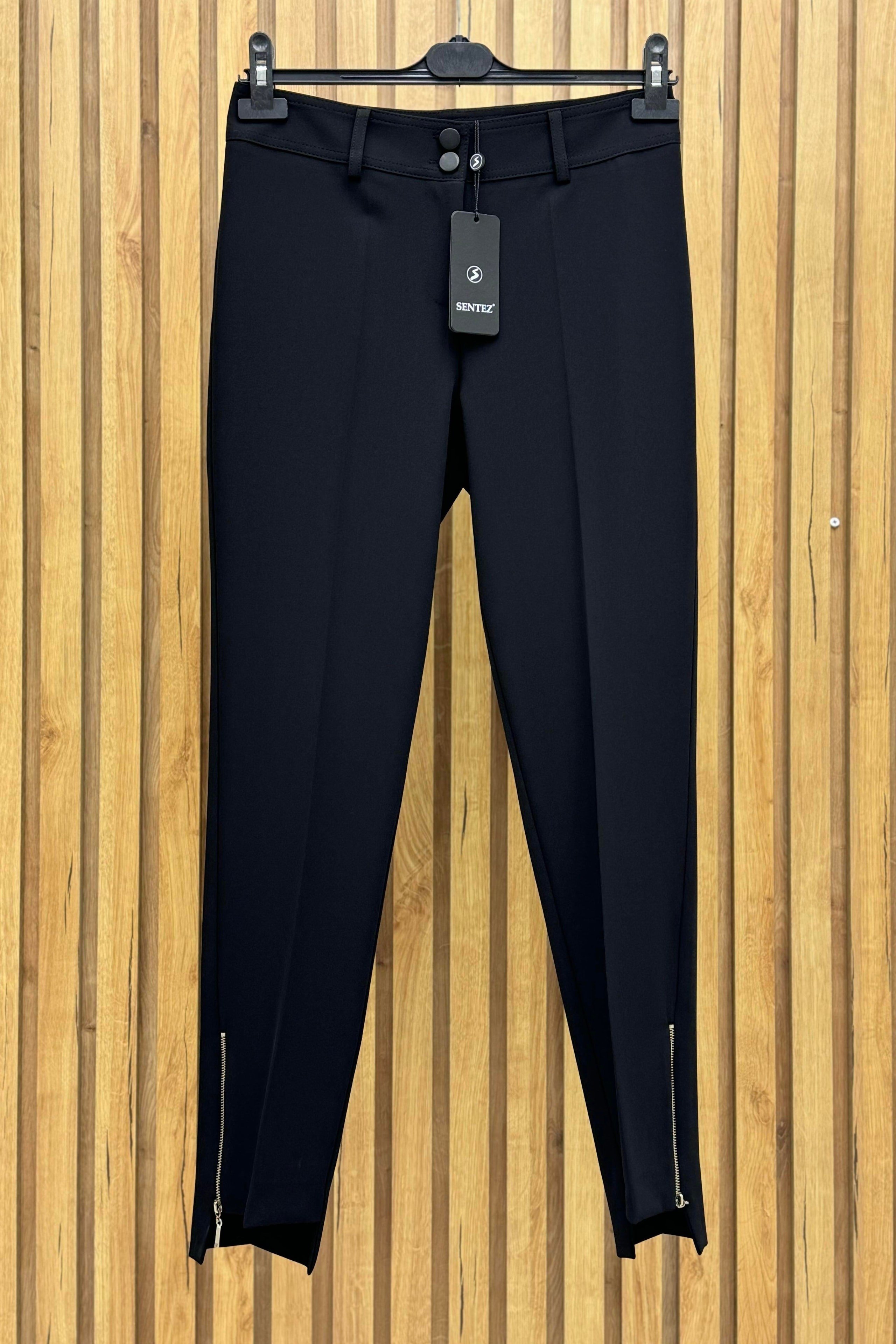 SENTEZ Paçası Fermuarlı Classic Pantolon
