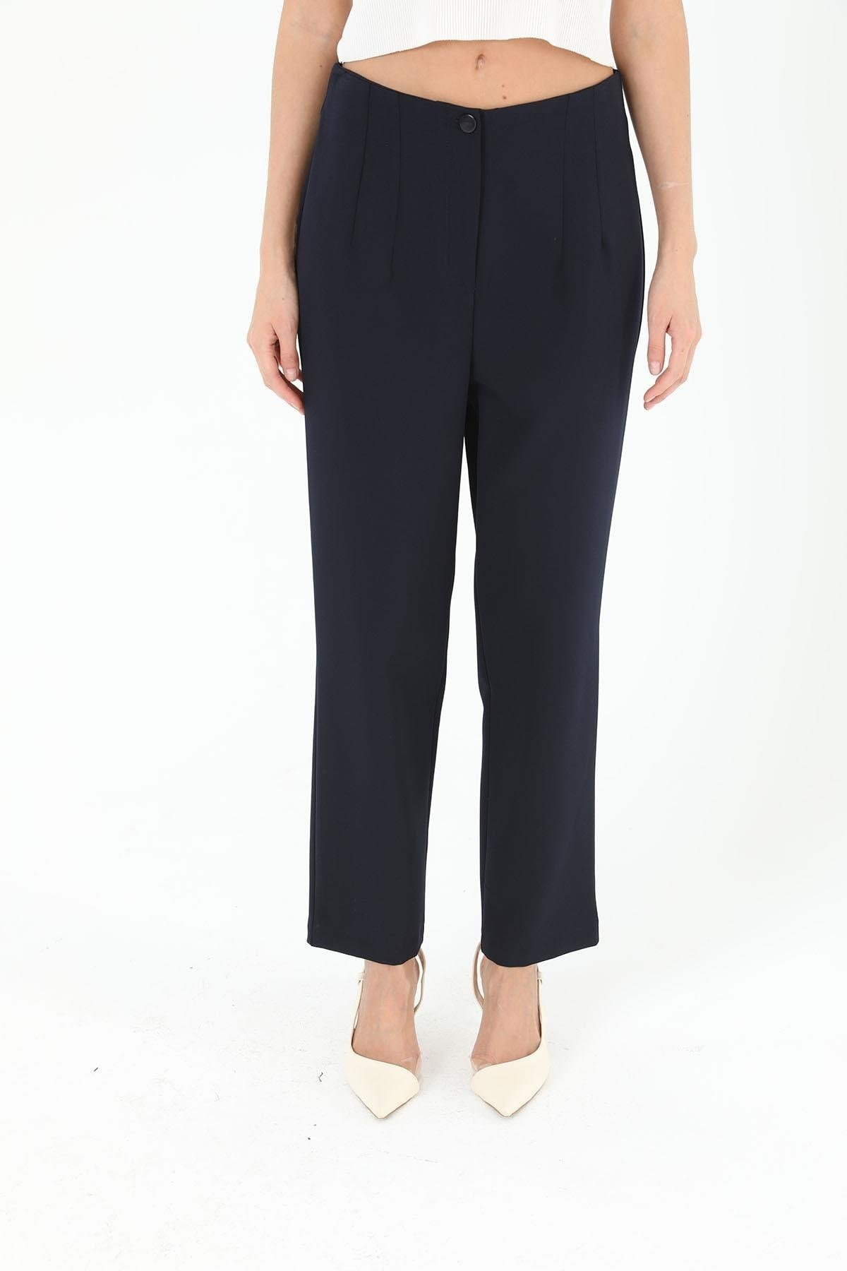 SENTEZ Pensli Rahat Kalıp Bilek Boy Pantolon