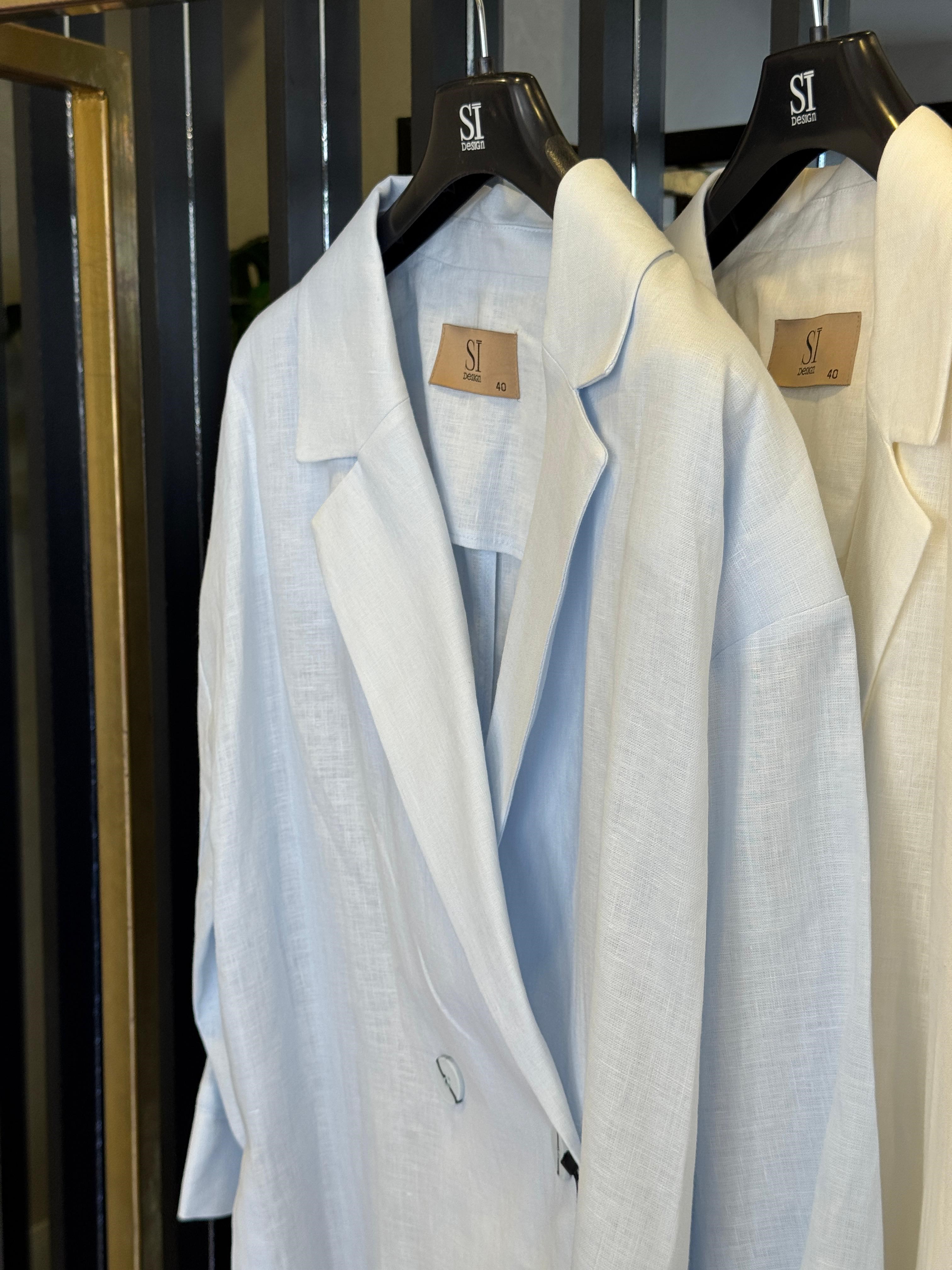 Sİ Design 11100 Kemik Düğmeli Blazer Ceket