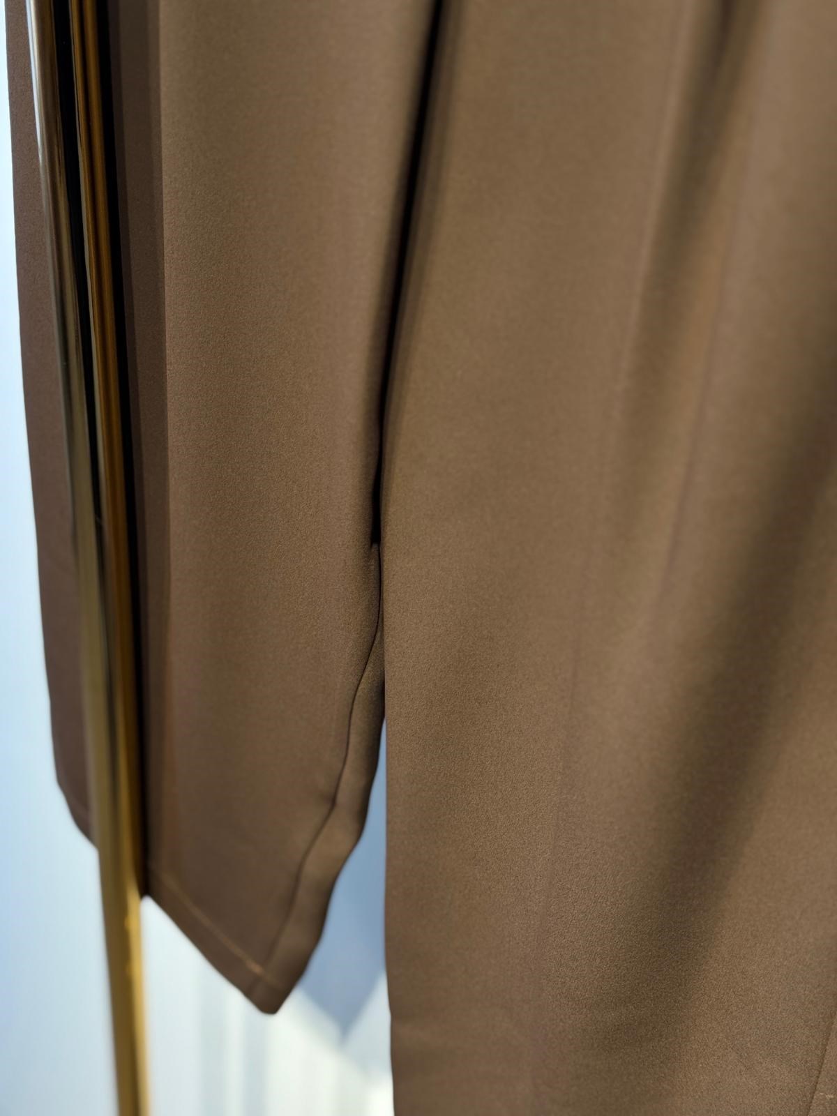 Sİ Design my8 2119 Gold Çift Düğmeli Kumaş Pantolon