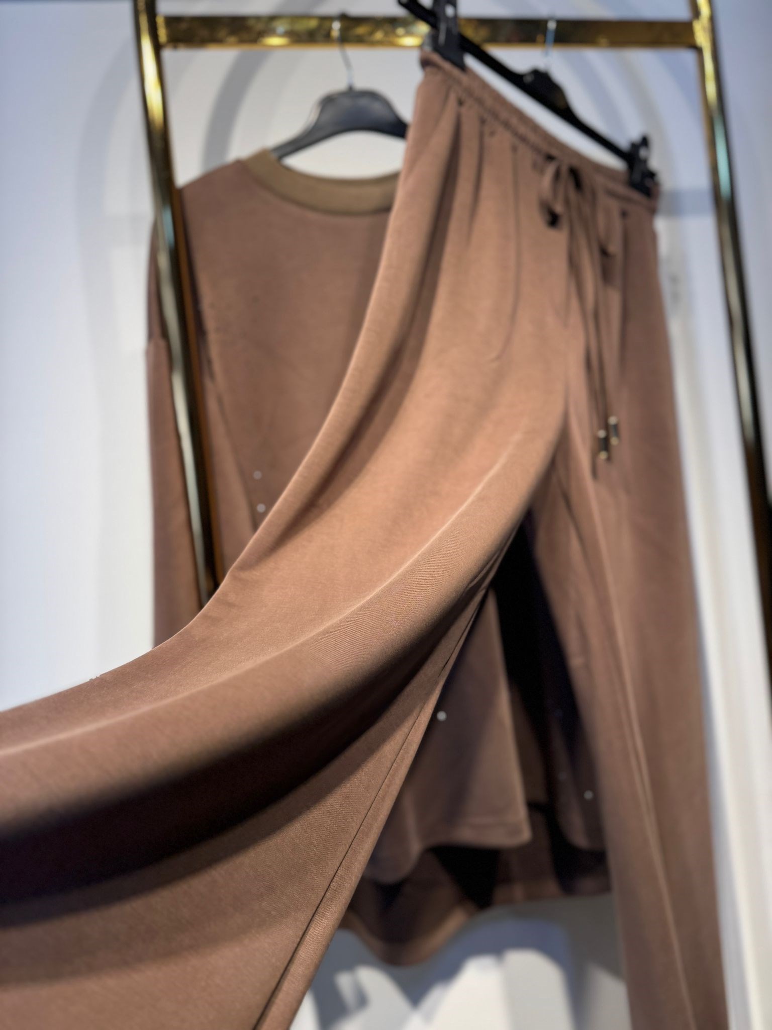 Sİ Design my8 4139-2102 Pırlanta Detaylı Oysho Tunik Pantolon Takım