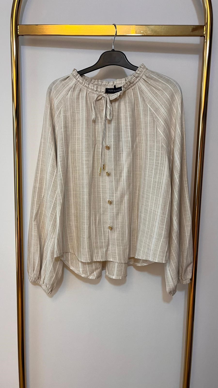 Si Design my8 4282 Düğme Detaylu Blouse