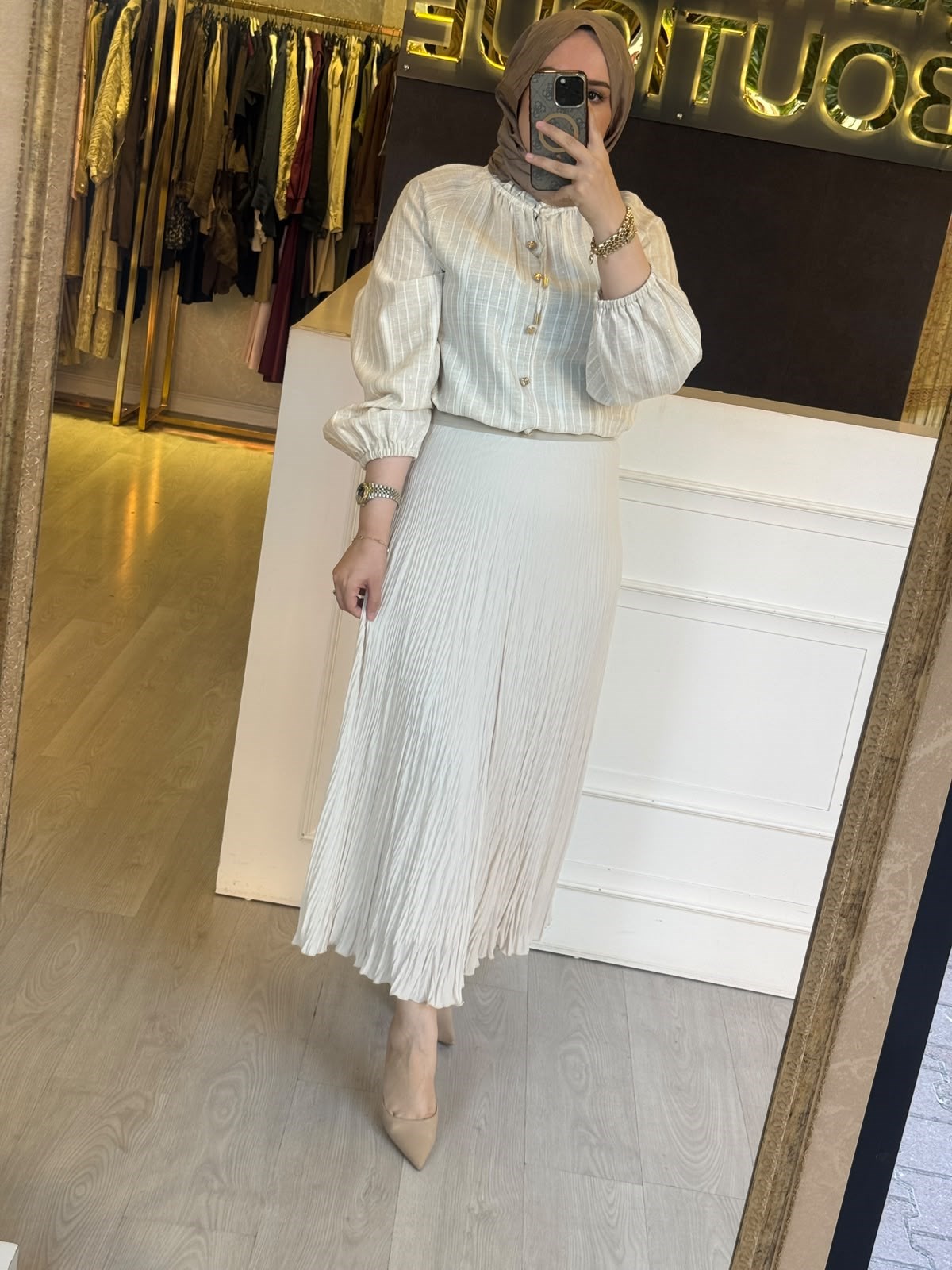 Si Design my8 4282 Düğme Detaylu Blouse